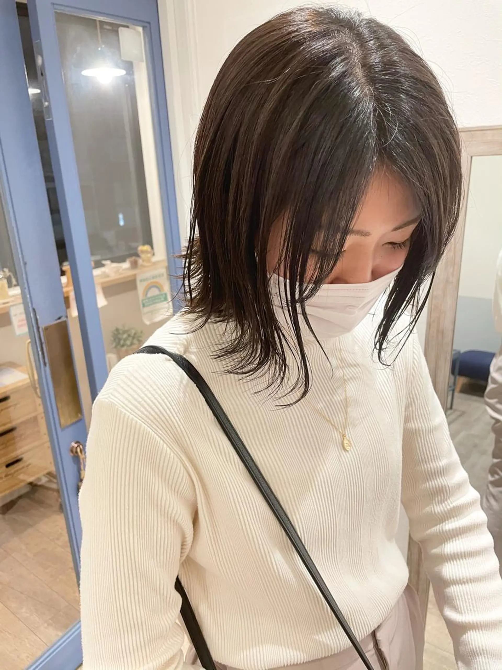 ショート カラー 🩰オリーブ/ ベージュ松本咲花🩰のヘアスタイル