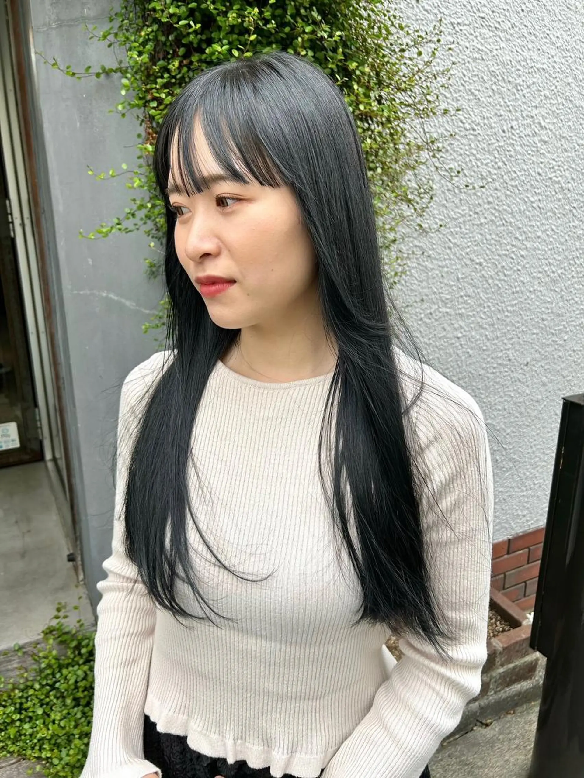 ロング カラー カット 縮毛矯正 トリートメント 🌼U24 ヘアデザインラボのヘアスタイル