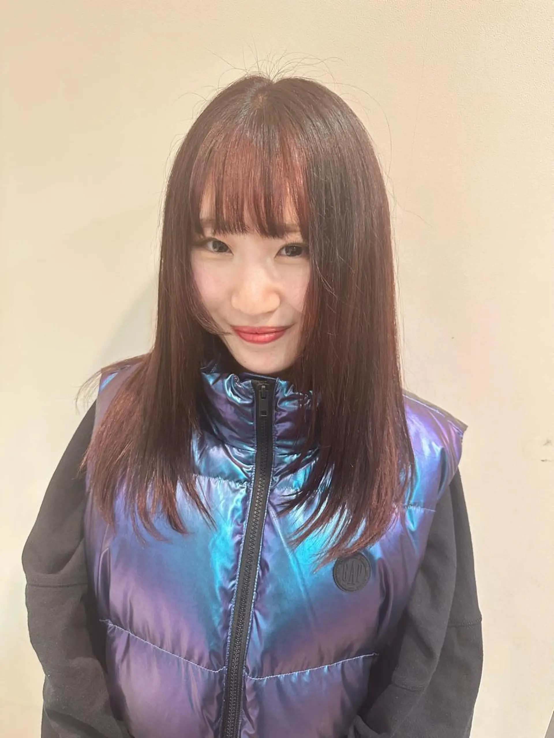 ミディアム カラー ヘアアレンジ カット ヘアカラー 店長/髪質改善/ ショート/松若　優のヘアスタイル