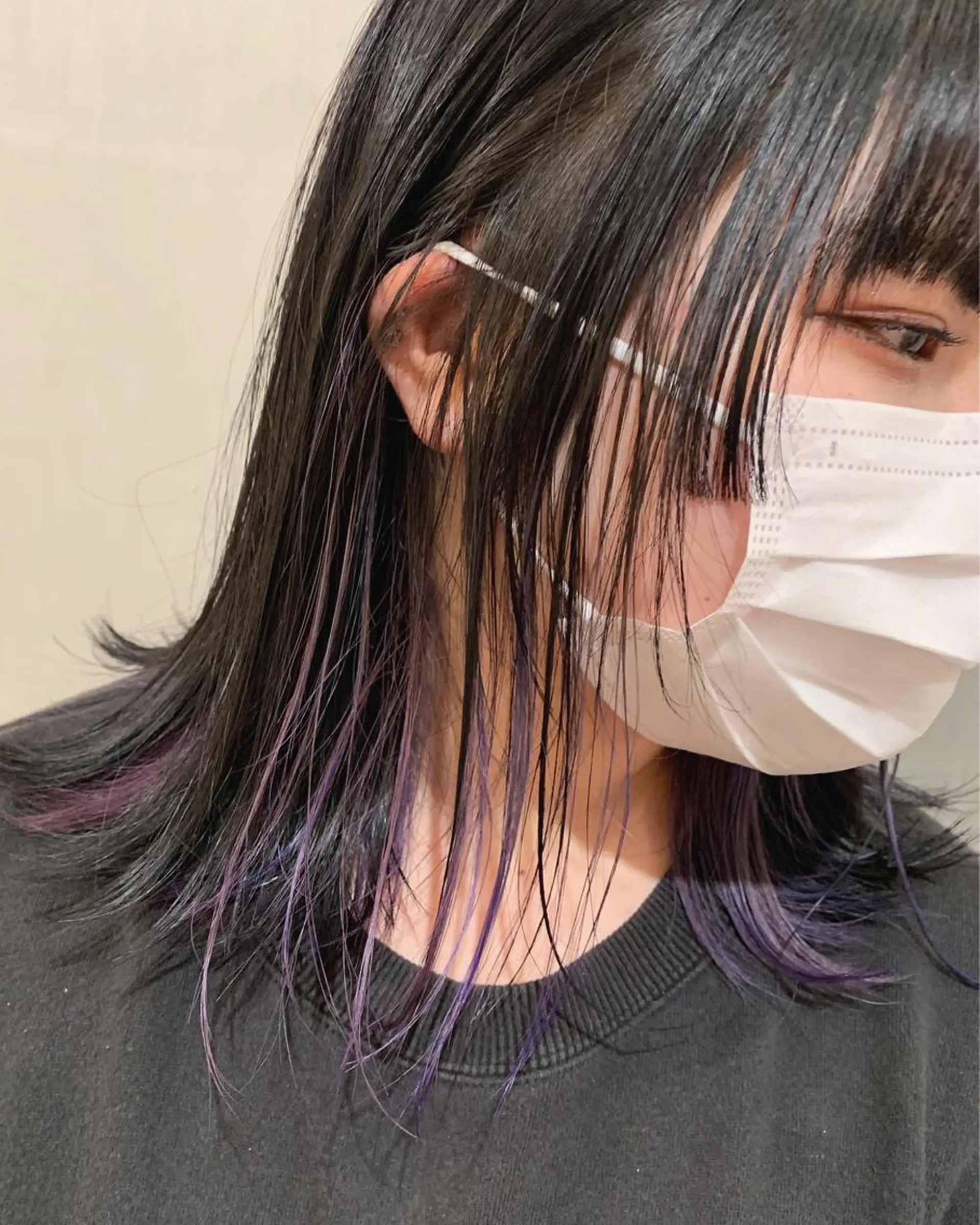 ミディアム カラー ヘアカラー トリートメント 優 作のヘアスタイル