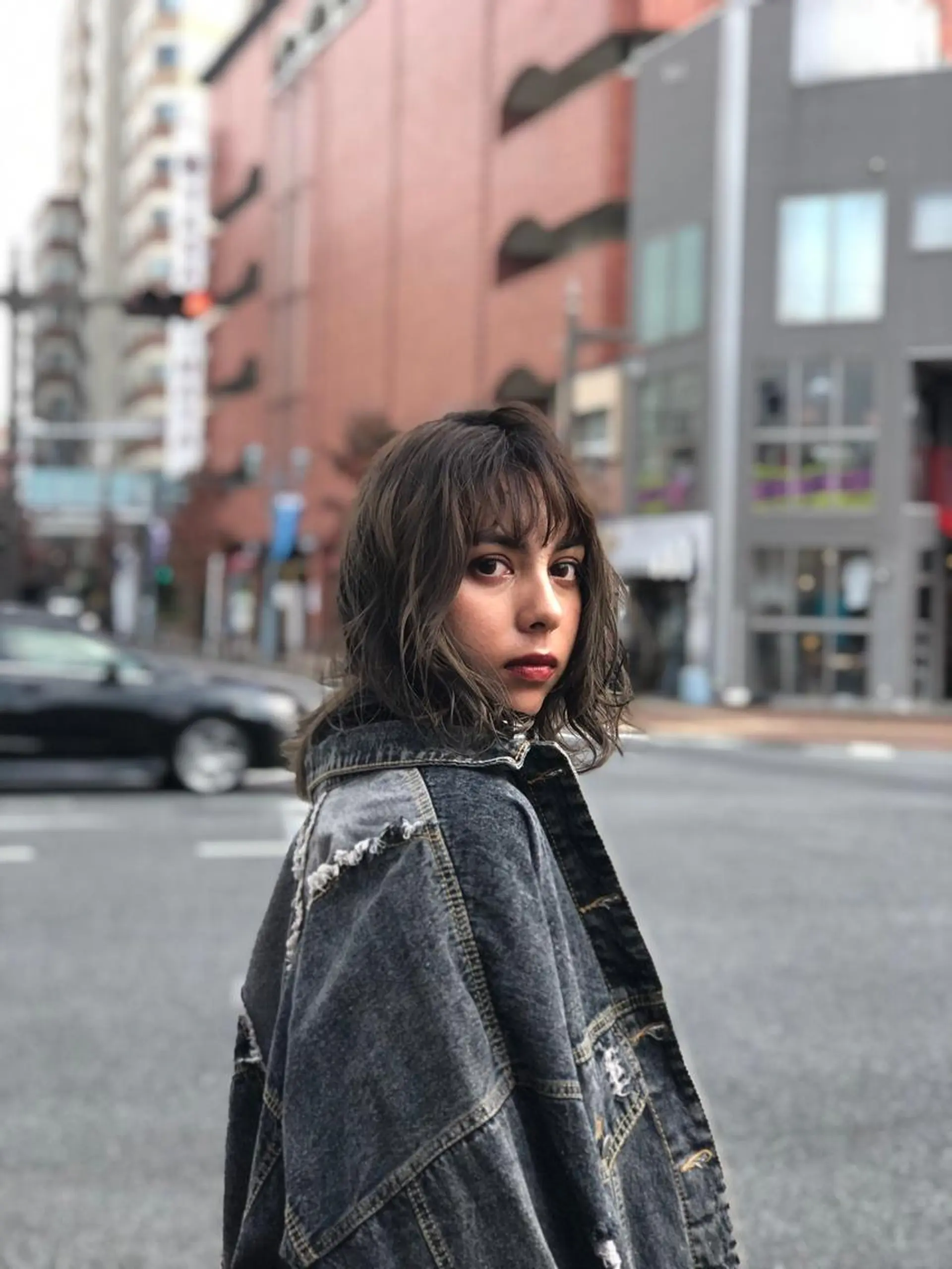 ミディアム カラー パーマ ifh iizuka 高橋庸太のヘアスタイル