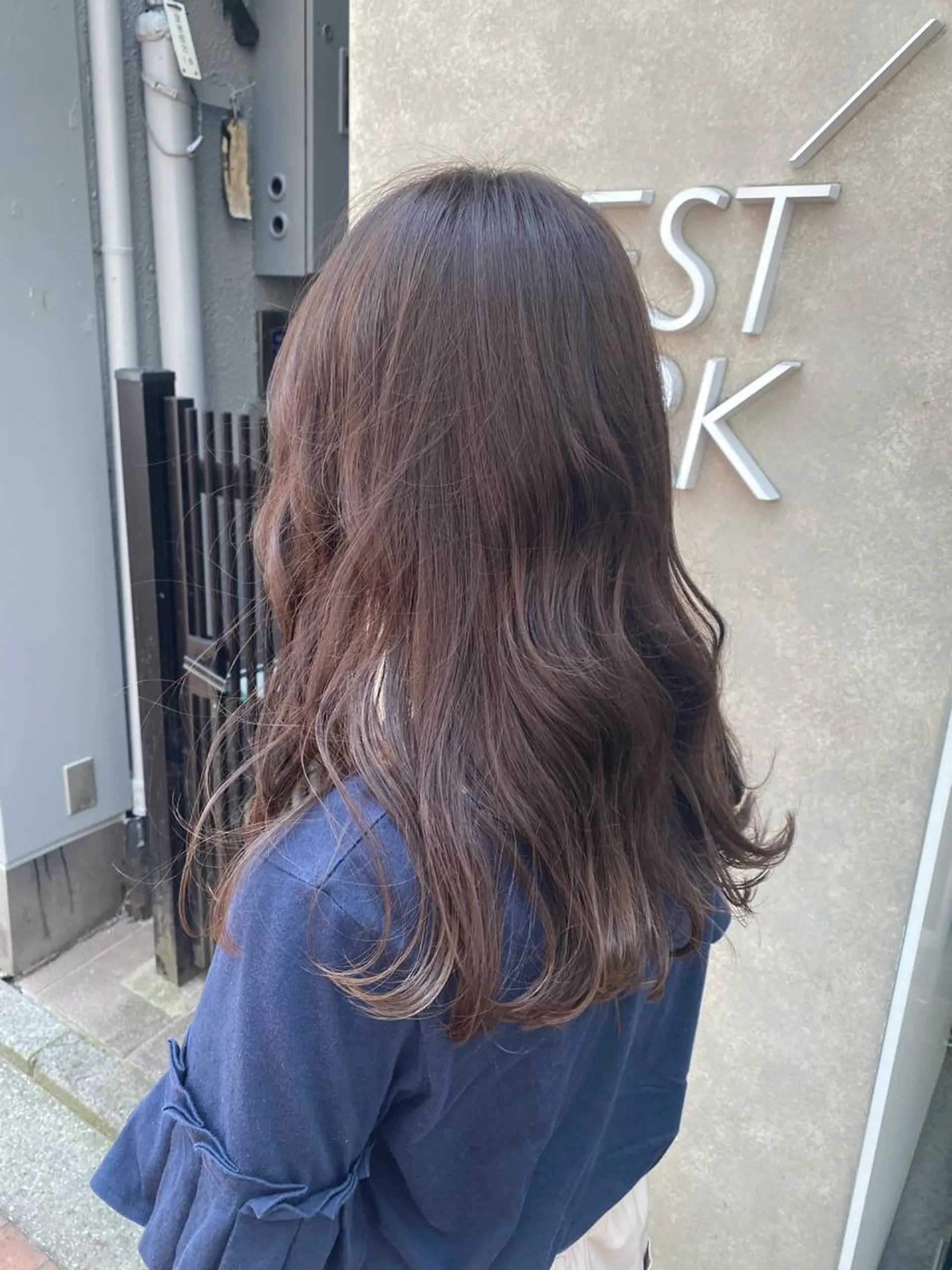 ロング ヘアカラー 🌫️韓国hair kanon🇰🇷のヘアスタイル