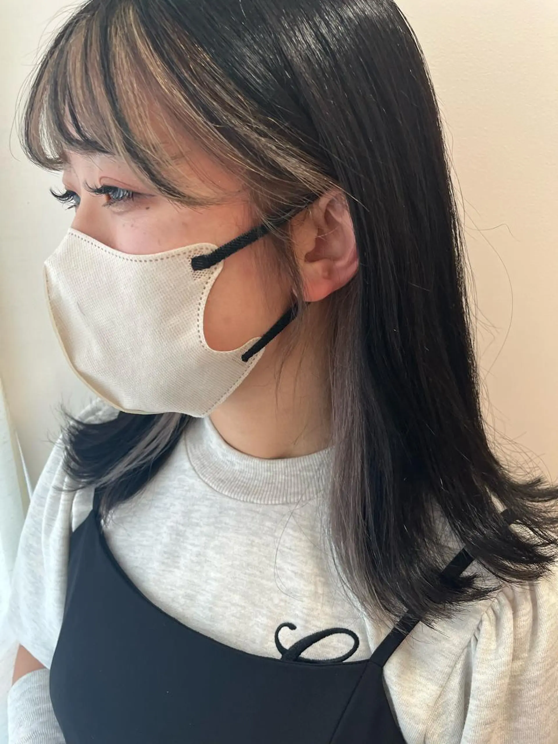 ミディアム カラー ボブ🍊暖色カラー 浅草【Bob美容師】のヘアスタイル