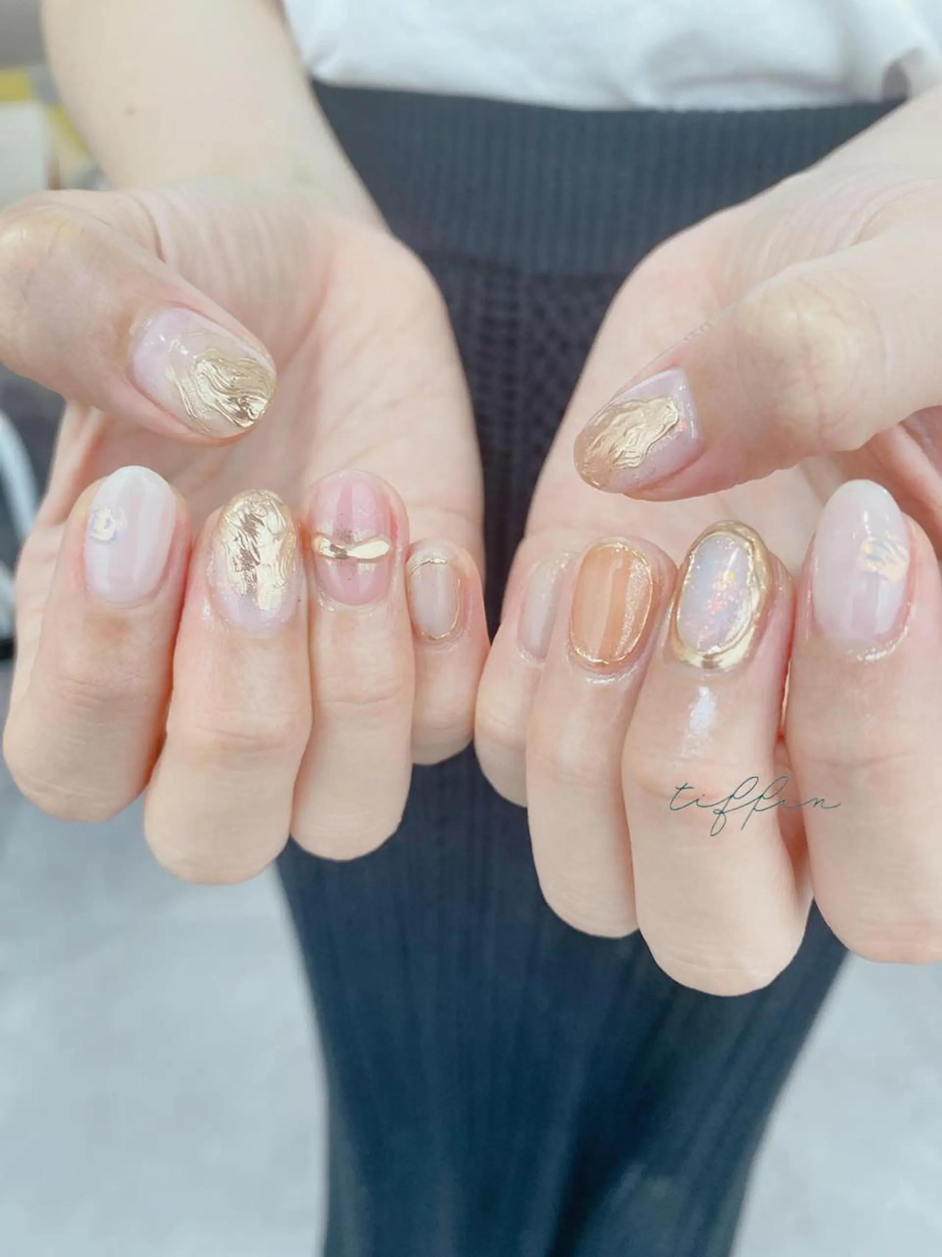 ネイル ハンドネイル tiffin♡ Chiaki☺︎のネイルデザイン
