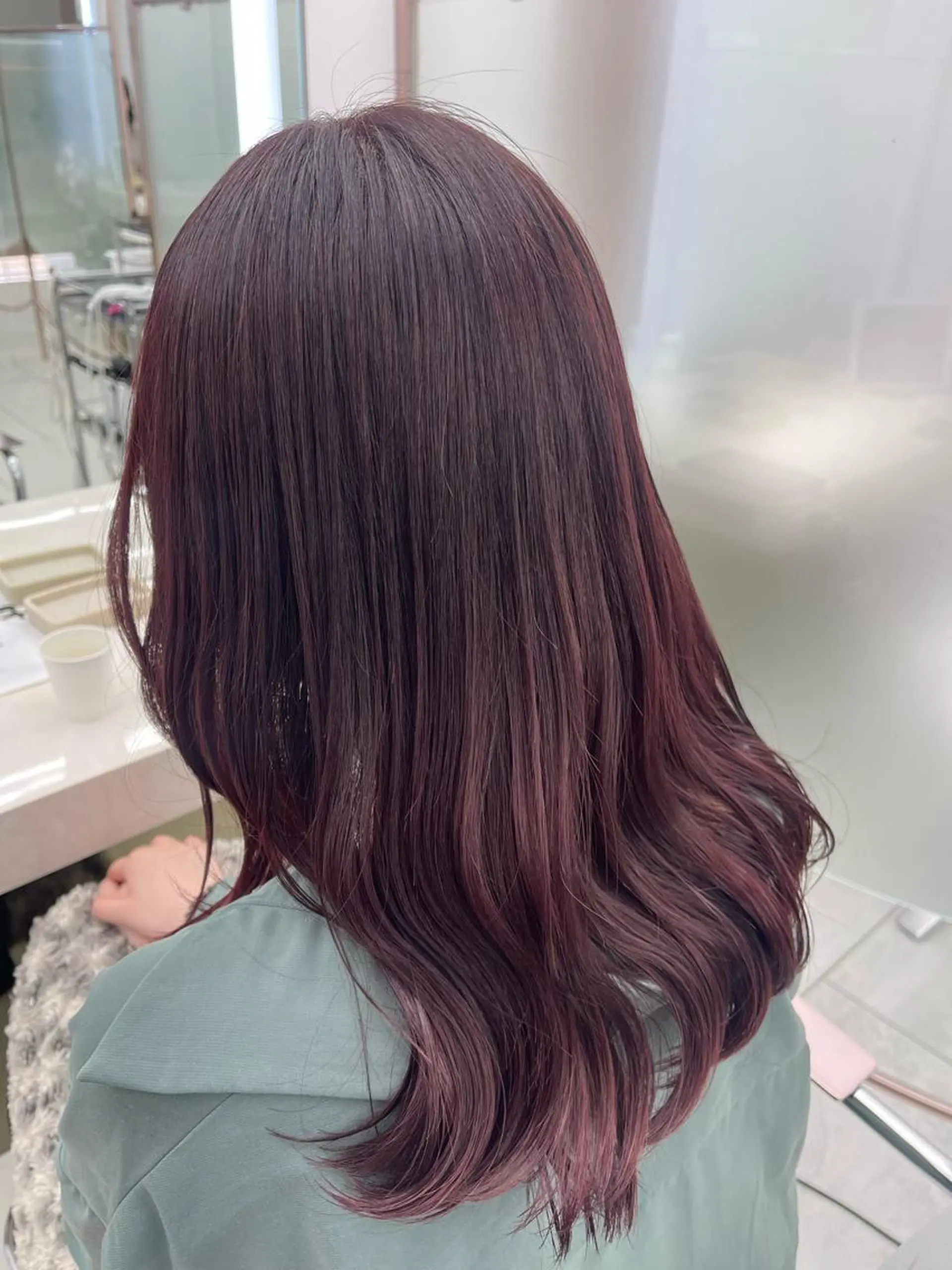 セミロング ヘアカラー 銀座🌈カラー美容師 佐藤ルイのヘアスタイル