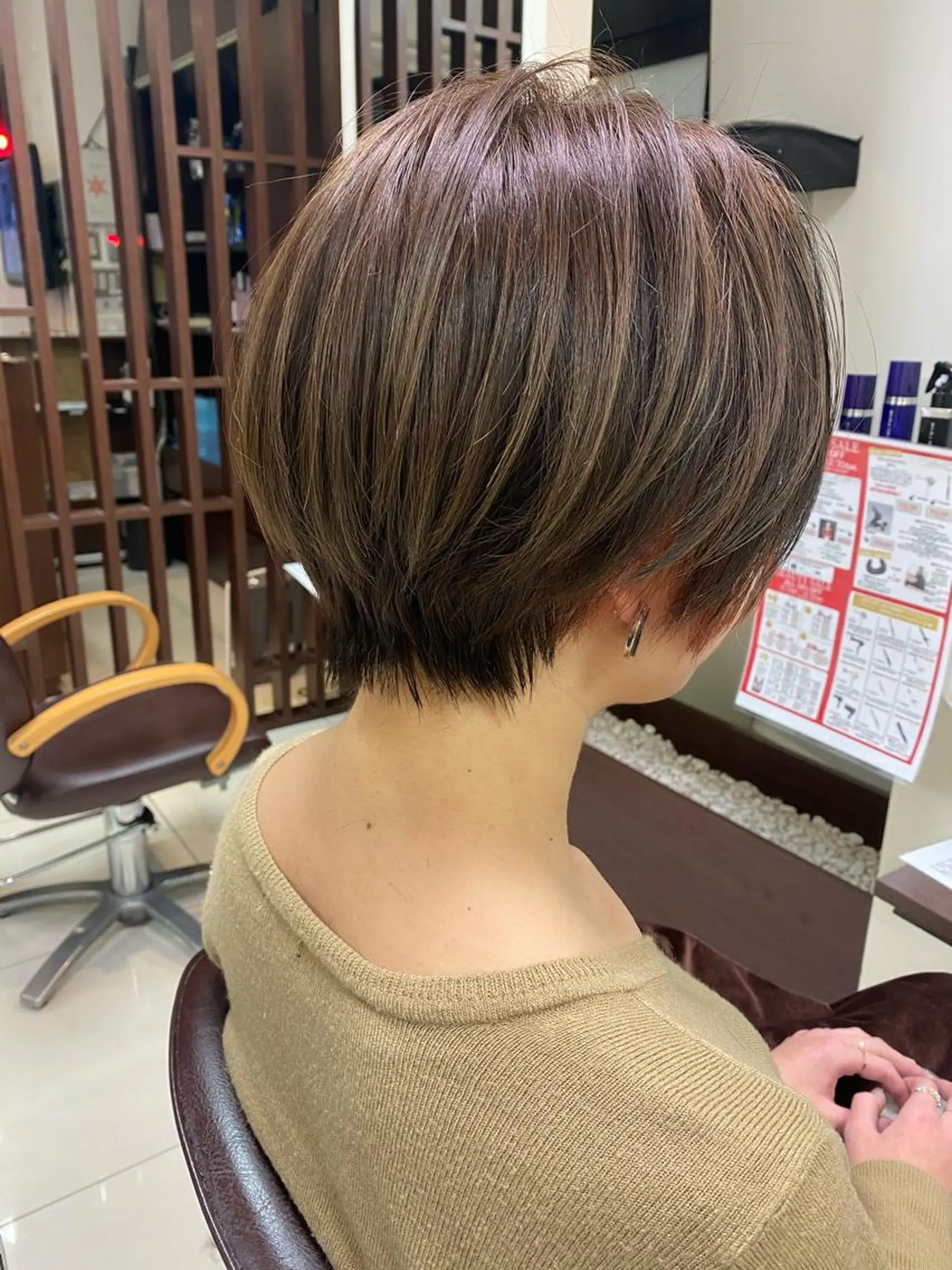 ショート カラー インナーカラー 2025/5/8開始 オーナー渡辺岳のヘアスタイル