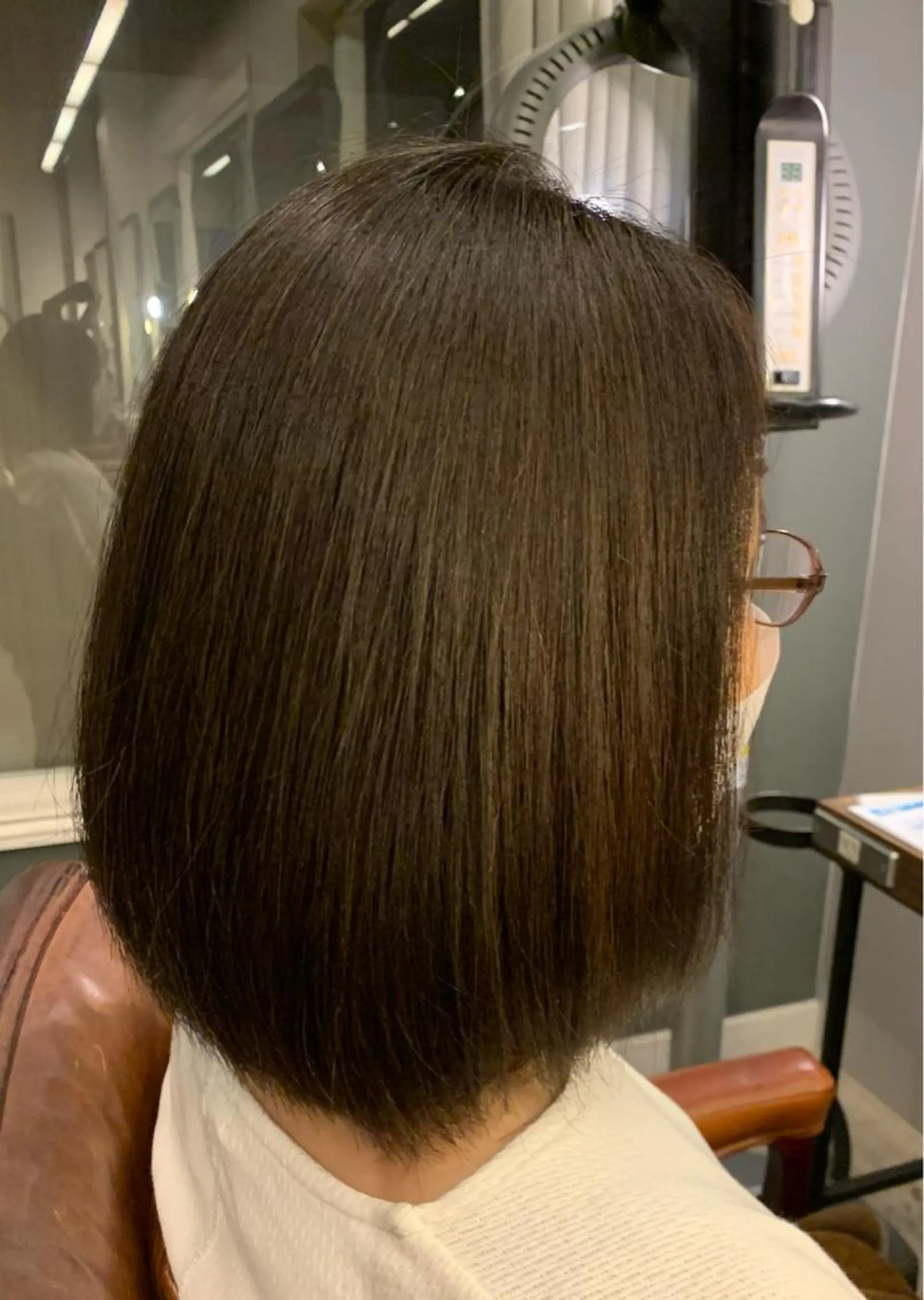 ミディアム カラー カット ヘアカラー 相澤 茉澄のヘアスタイル
