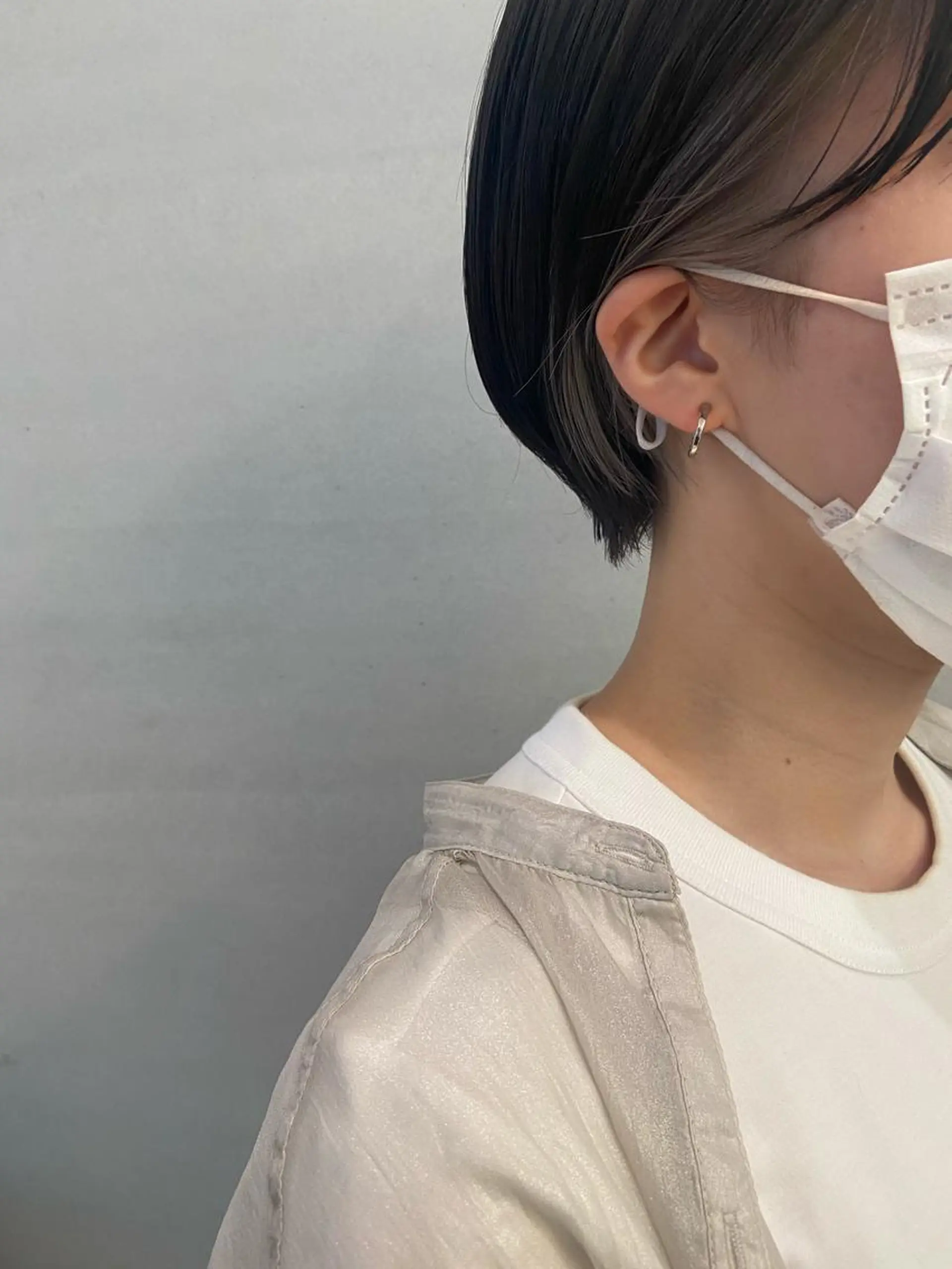 ショート カラー ヘアアレンジ Rinon所属・沖 真琴のヘアスタイル