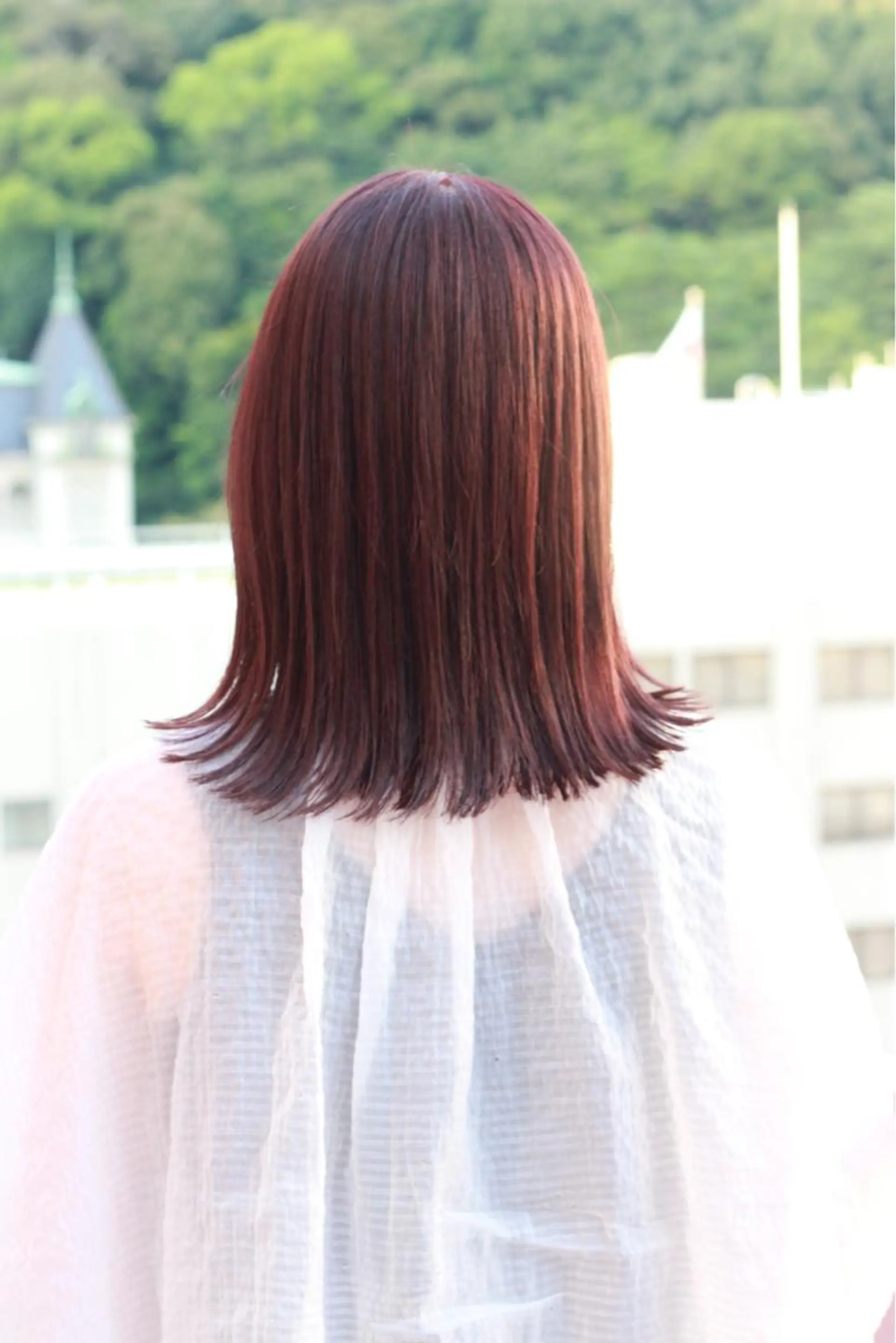 セミロング カラー ベージュカラー ピンクカラー ピンクベージュ カット ヘアカラー Viage （ビアージュ）のヘアスタイル