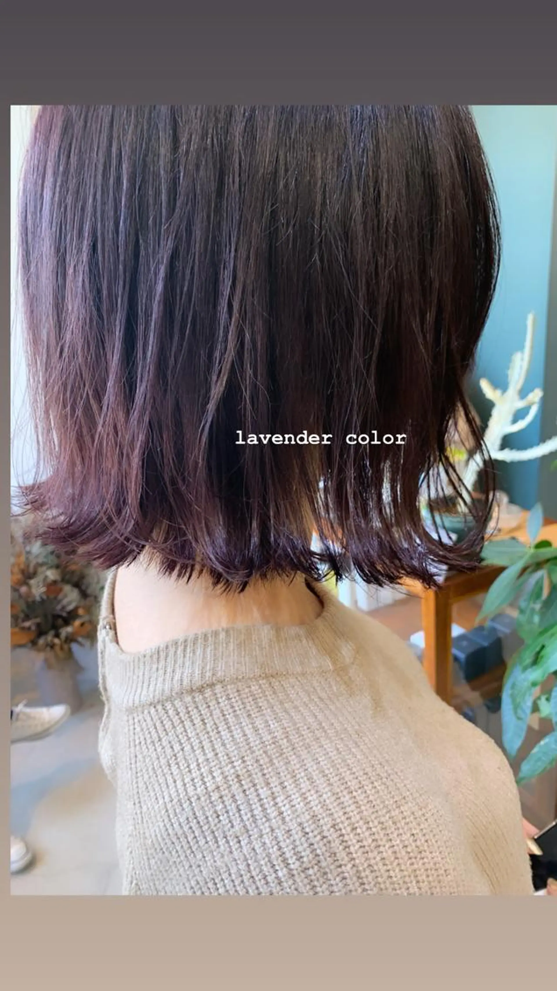 ミディアム カラー ブリーチ ラベンダーカラー misch by urban所属・名駅🦢大人艶カラー 🪽カミヤアカネのヘアスタイル