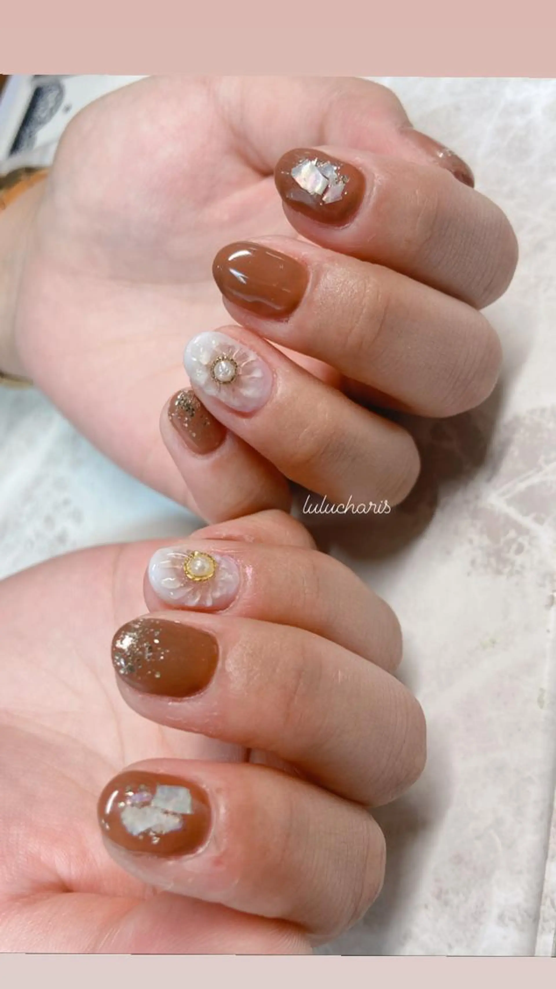 ネイル 持ち込み ハンドネイル Lulu charisu所属・lulucharis nailのネイルデザイン