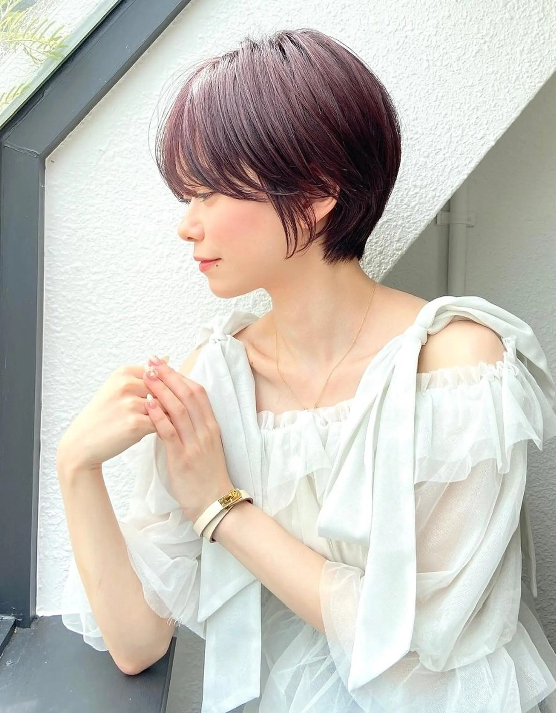 ショート カラー メンズ/フェザー ショート/isseyのヘアスタイル