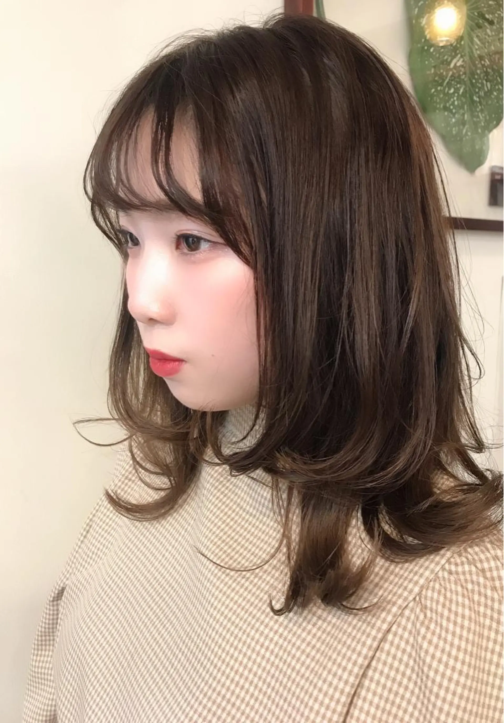 セミロング カラー レイヤーカット 小顔カット カット ヘアカラー トリートメント ヘアセット ✂️似合わせの魔術師 石田一樹✂️のヘアスタイル