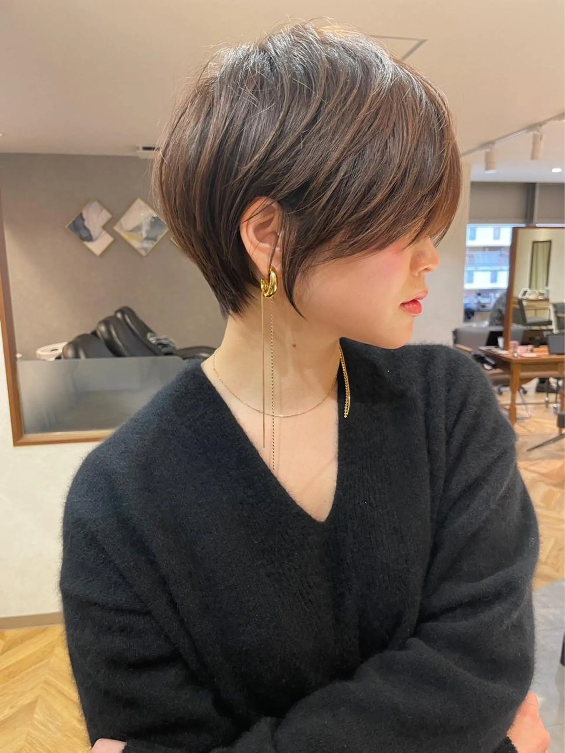 カラー ヘアカラー トリートメント ヘッドスパ 韓国ヘア/レイヤー Londエレンのヘアスタイル