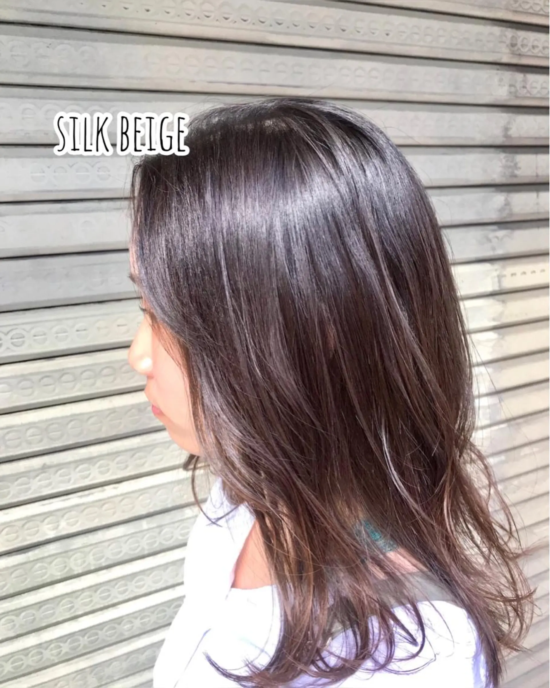 セミロング カラー パーマ 年間1500人担当 代表 南一路のヘアスタイル