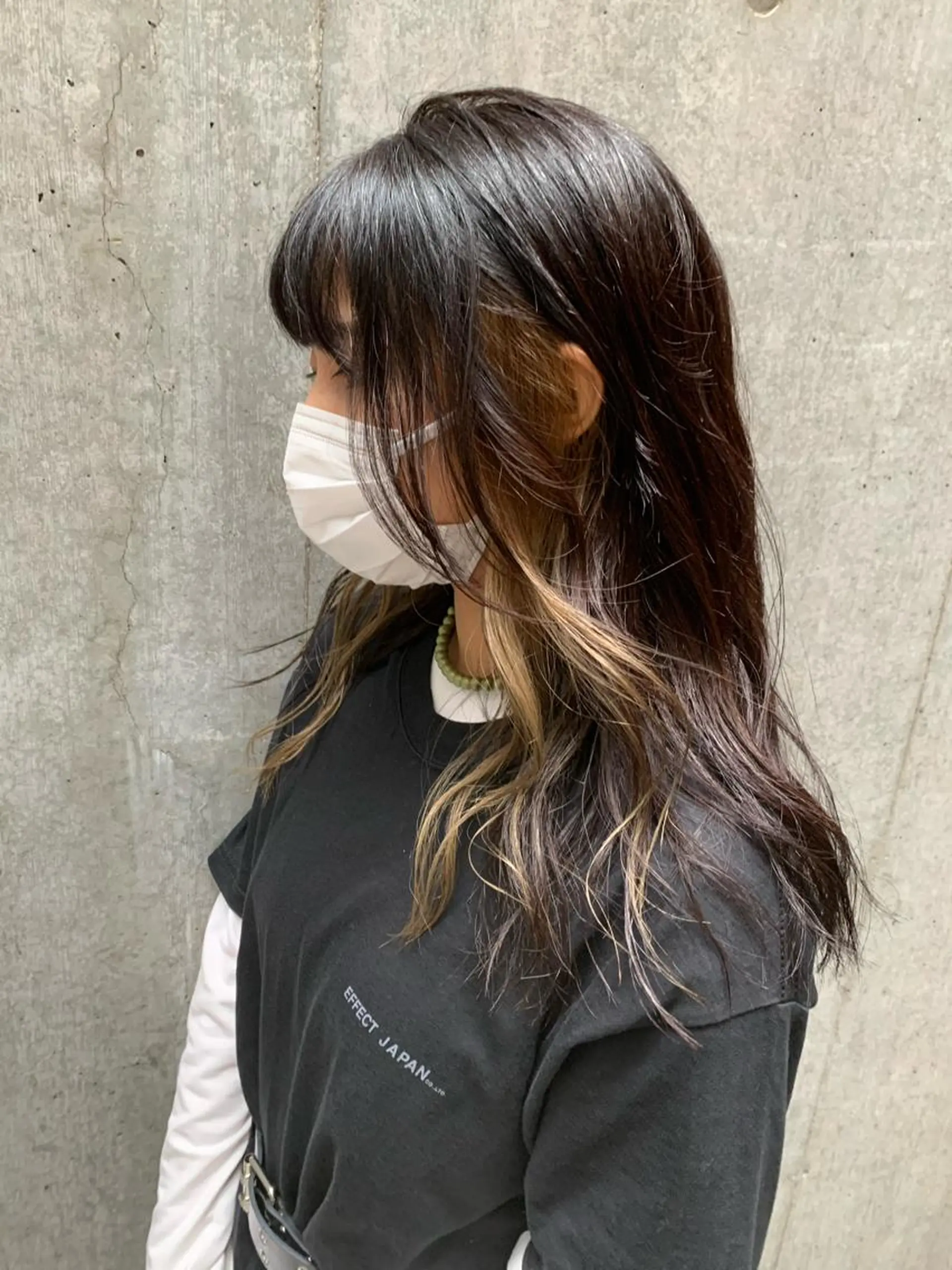 ロング カラー カット ヘアカラー トリートメント ally hairsalon所属・Emi .のヘアスタイル