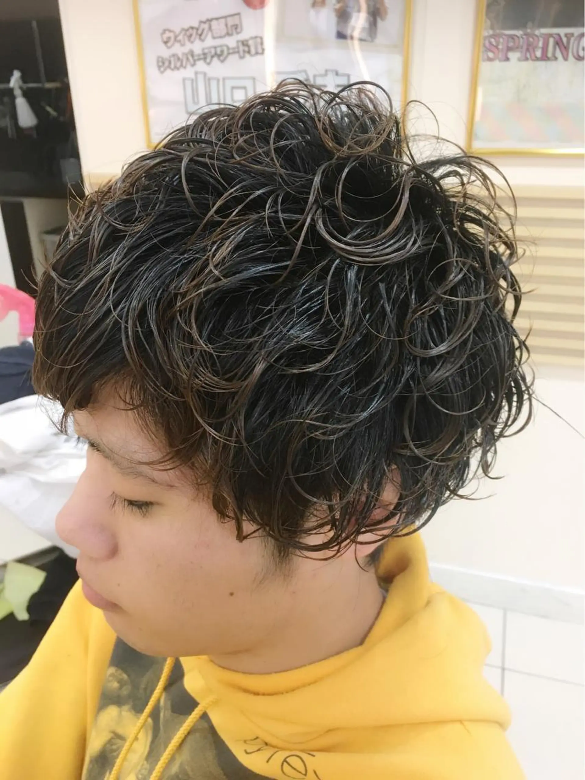 ショート メンズ メンズパーマ 永井 大希のヘアスタイル