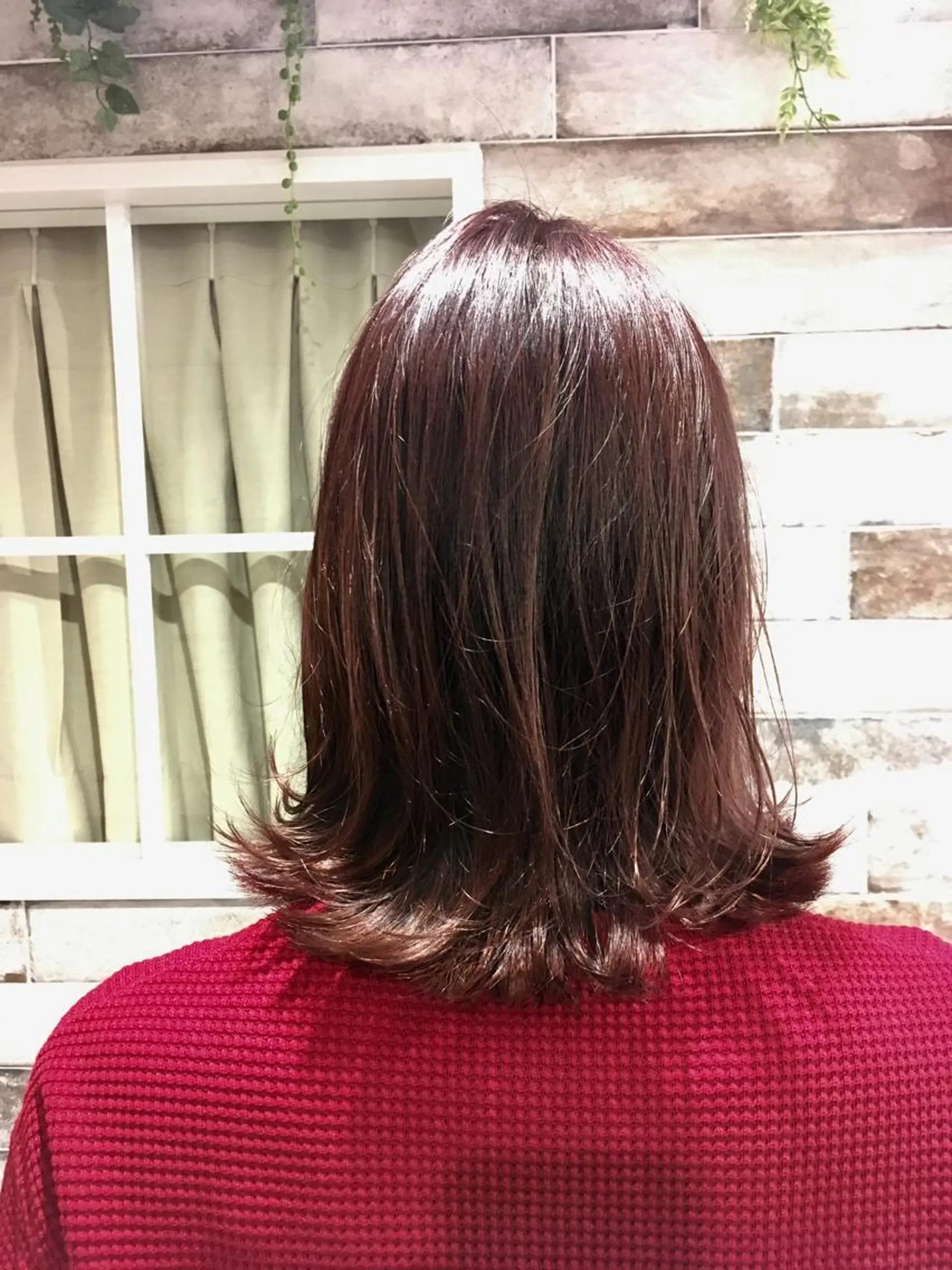 ミディアム カラー アッシュ ピンクカラー ヘアカラー 🌿椿 夢来🌿のヘアスタイル