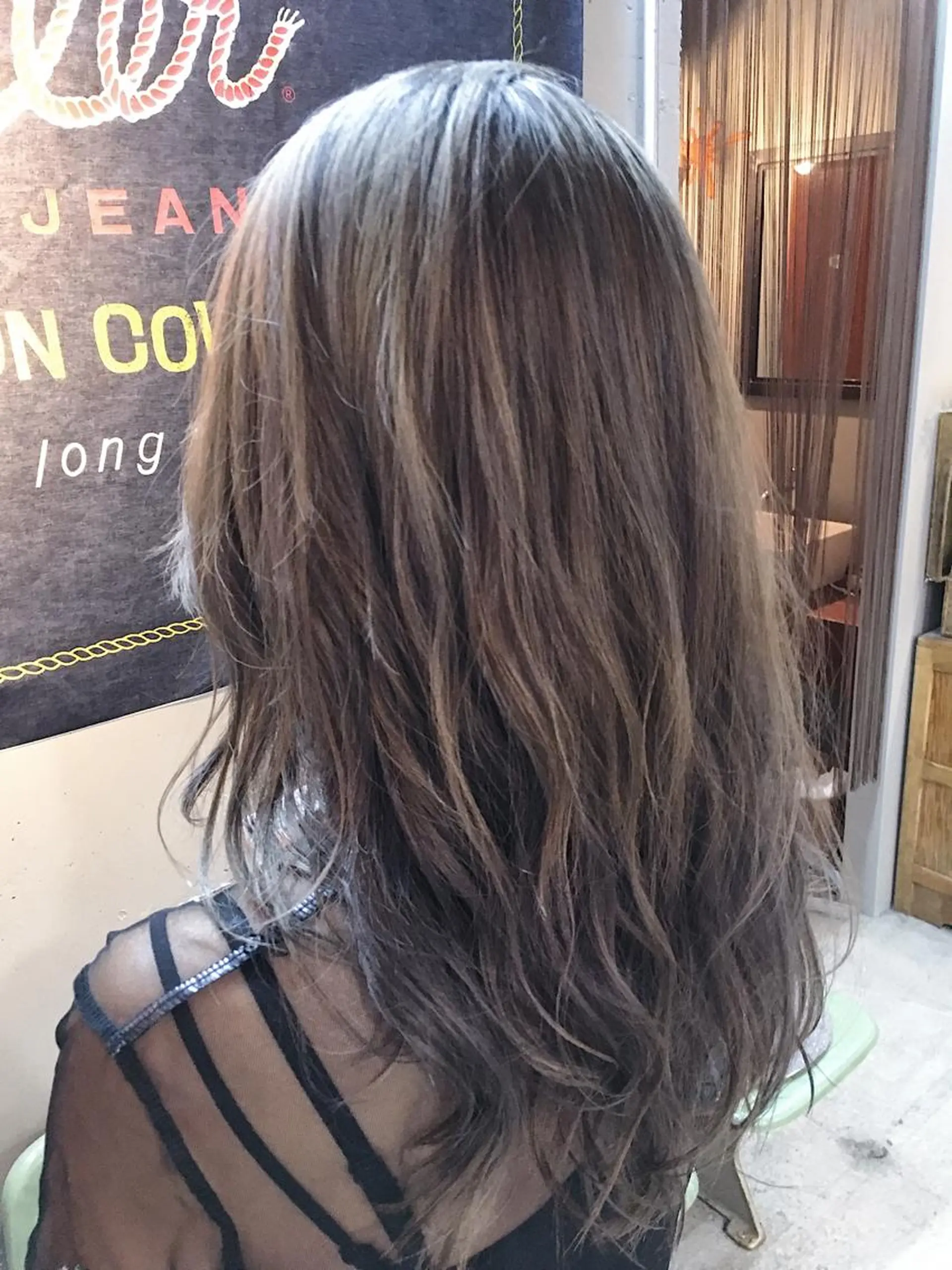 ロング カラー パーマ 代表 中島貴志のヘアスタイル