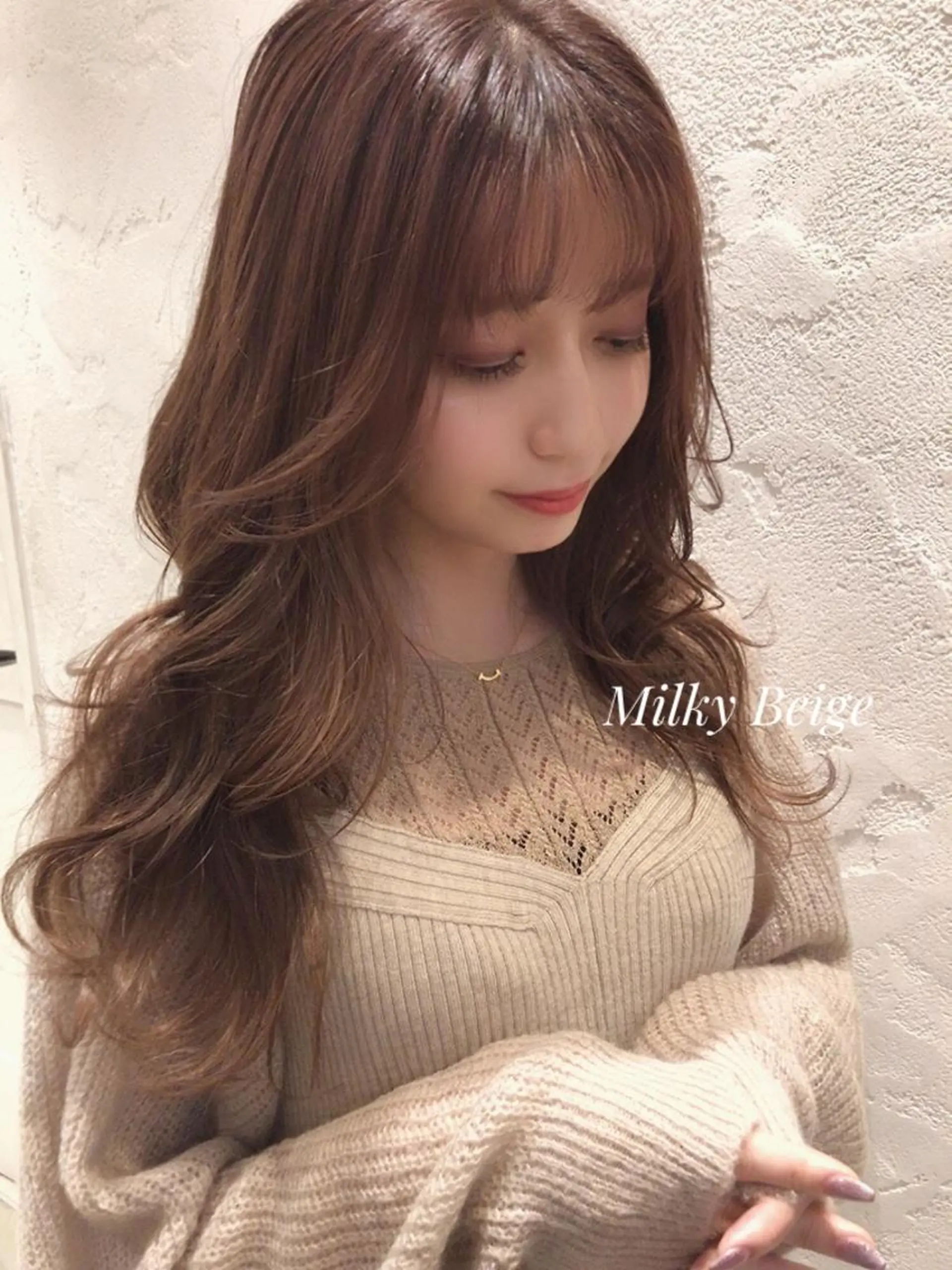 ロング ヘアカラー トリートメント ヘアセット Hair Salon BOTTOMS所属・✨透明感ケアカラー✨ 長野ゆきなのヘアスタイル
