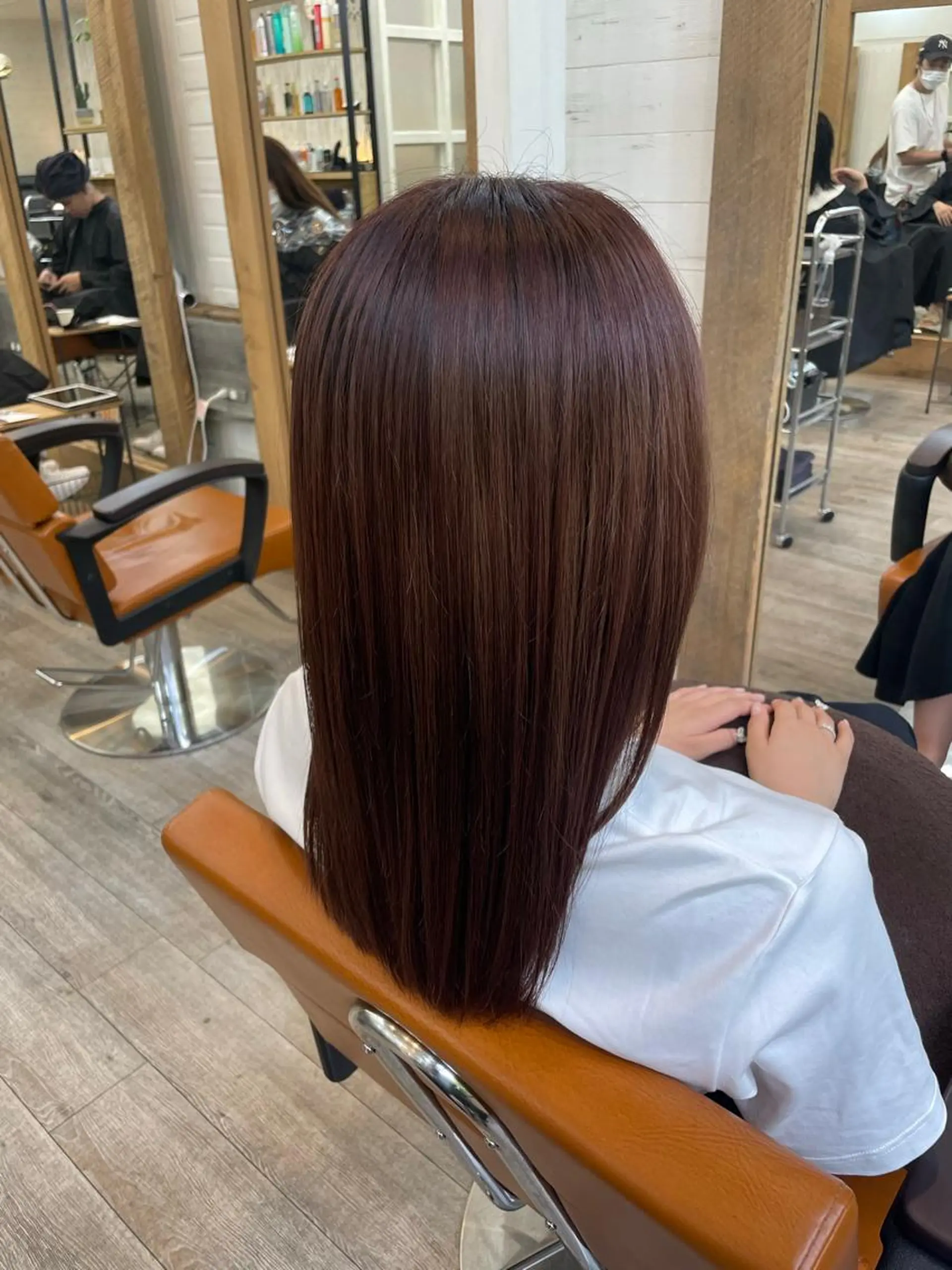 セミロング カラー ヘアカラー トリートメント ✨ヘアケアマニア✨ 多田知生のヘアスタイル