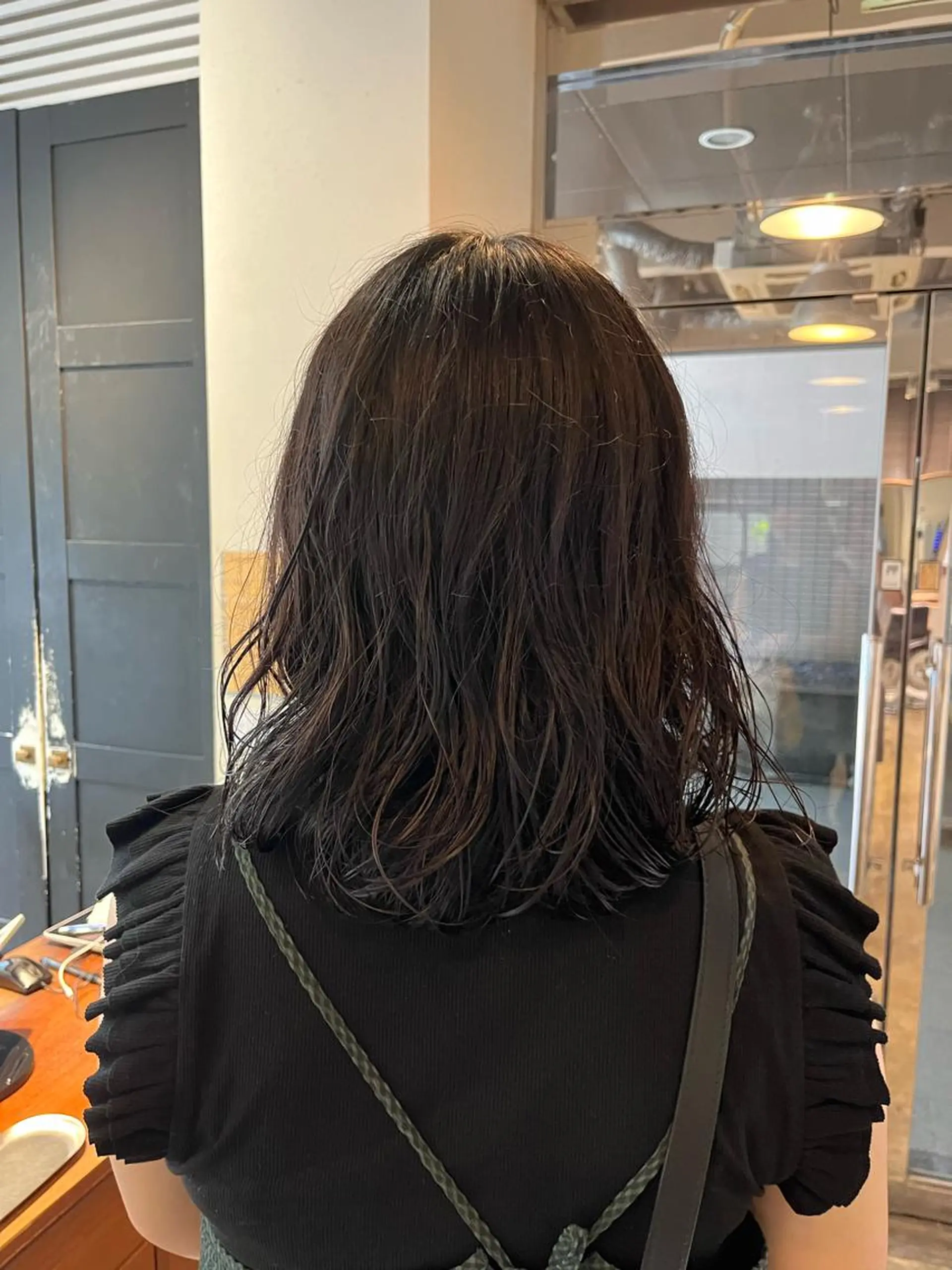 ミディアム パーマ 太田 渚遊のヘアスタイル
