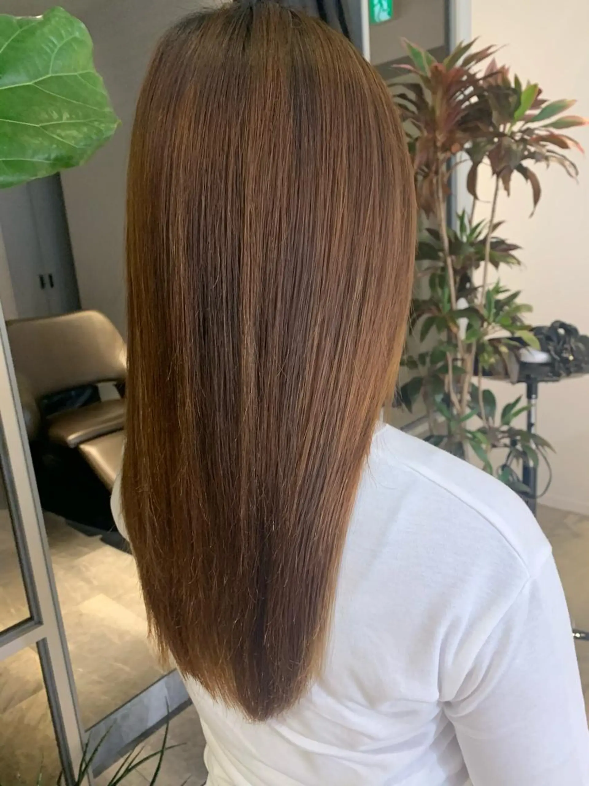 ミディアム パーマ 縮毛矯正 鈴木 真司のヘアスタイル