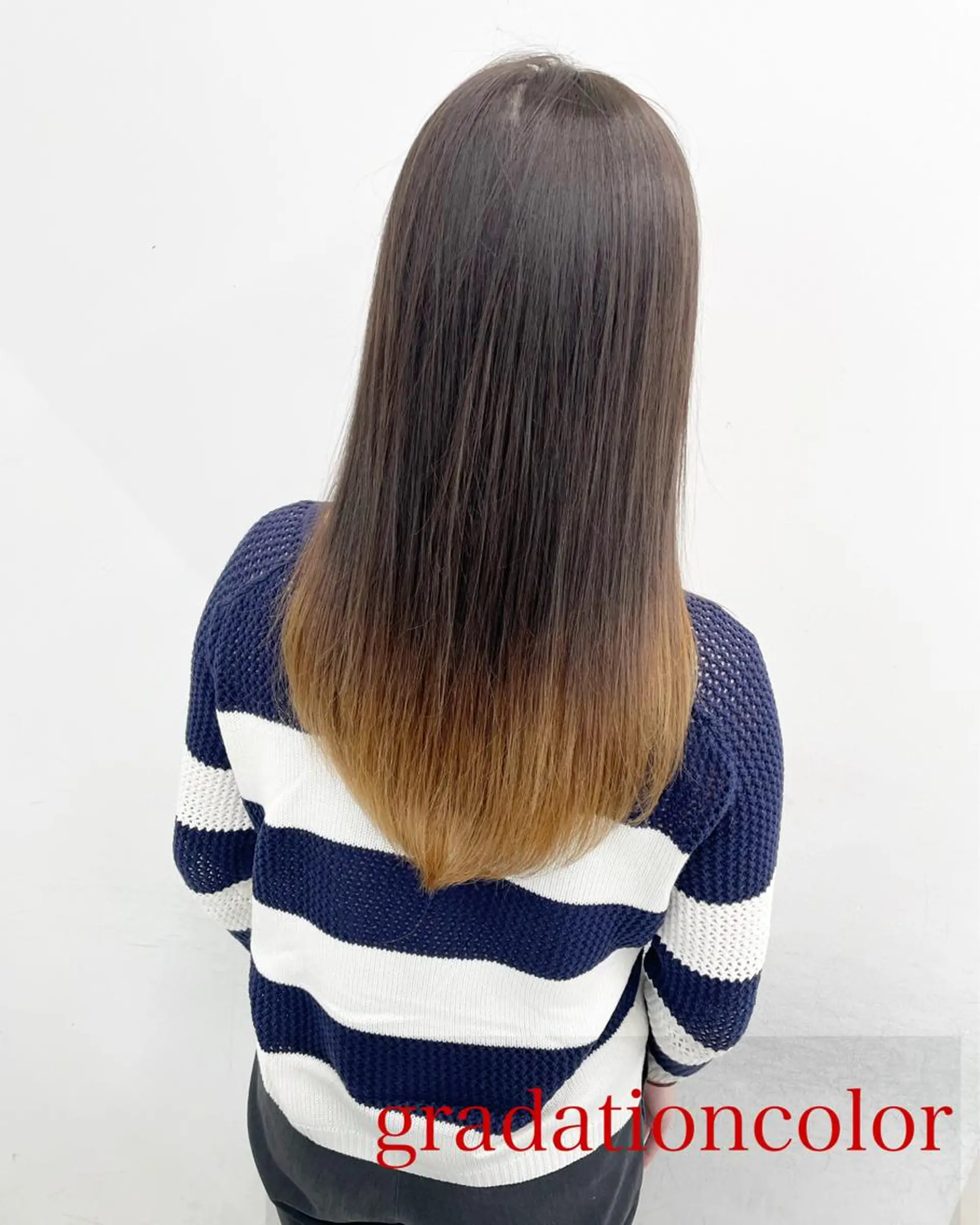 ミディアム カラー ブリーチ グラデーションカラー ✨無料！カット モデル募集✨夕貴のヘアスタイル