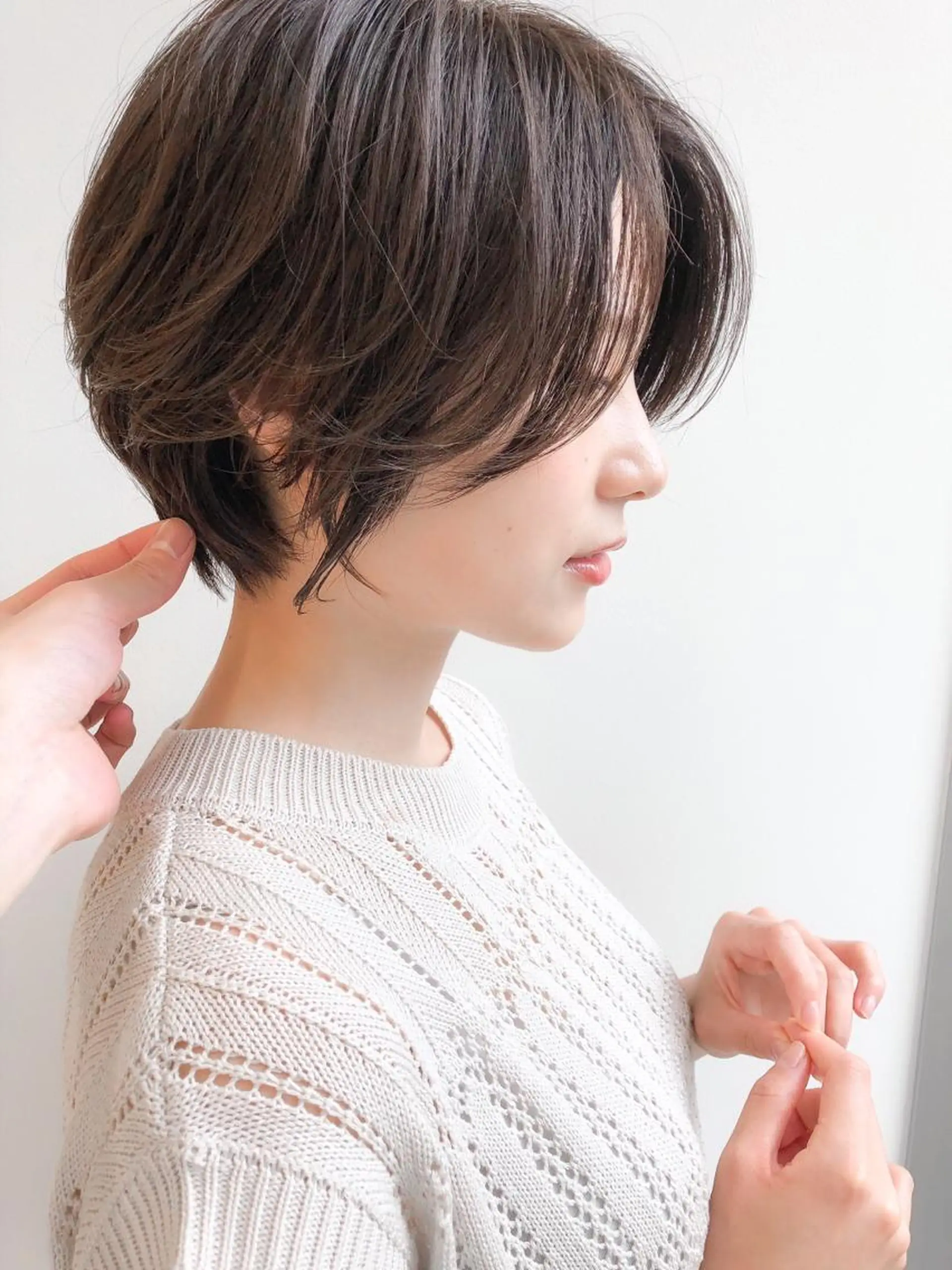 ショート カラー くびれヘア ショートヘア 佐藤 侑哉のヘアスタイル