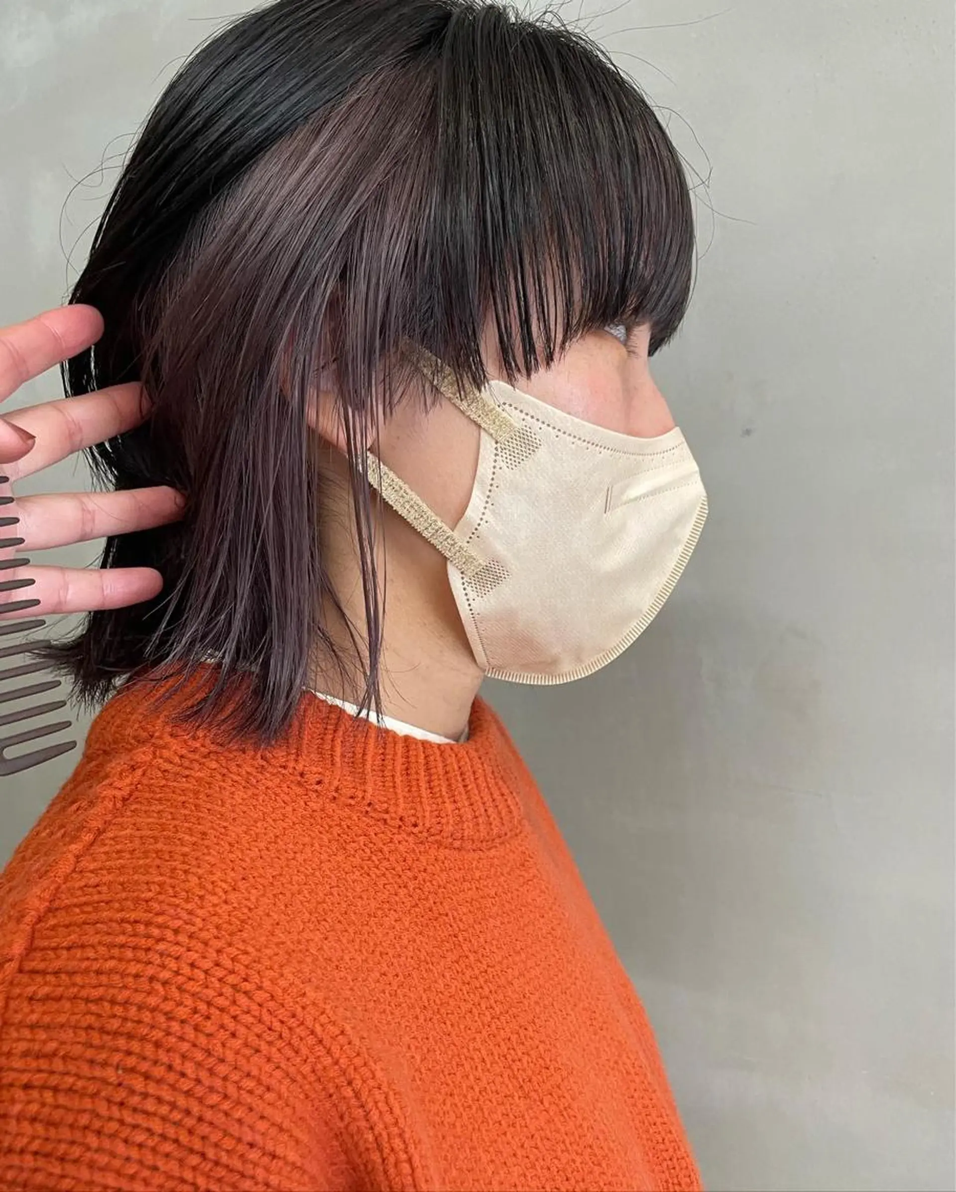 ミディアム カラー wewe: momoeのヘアスタイル