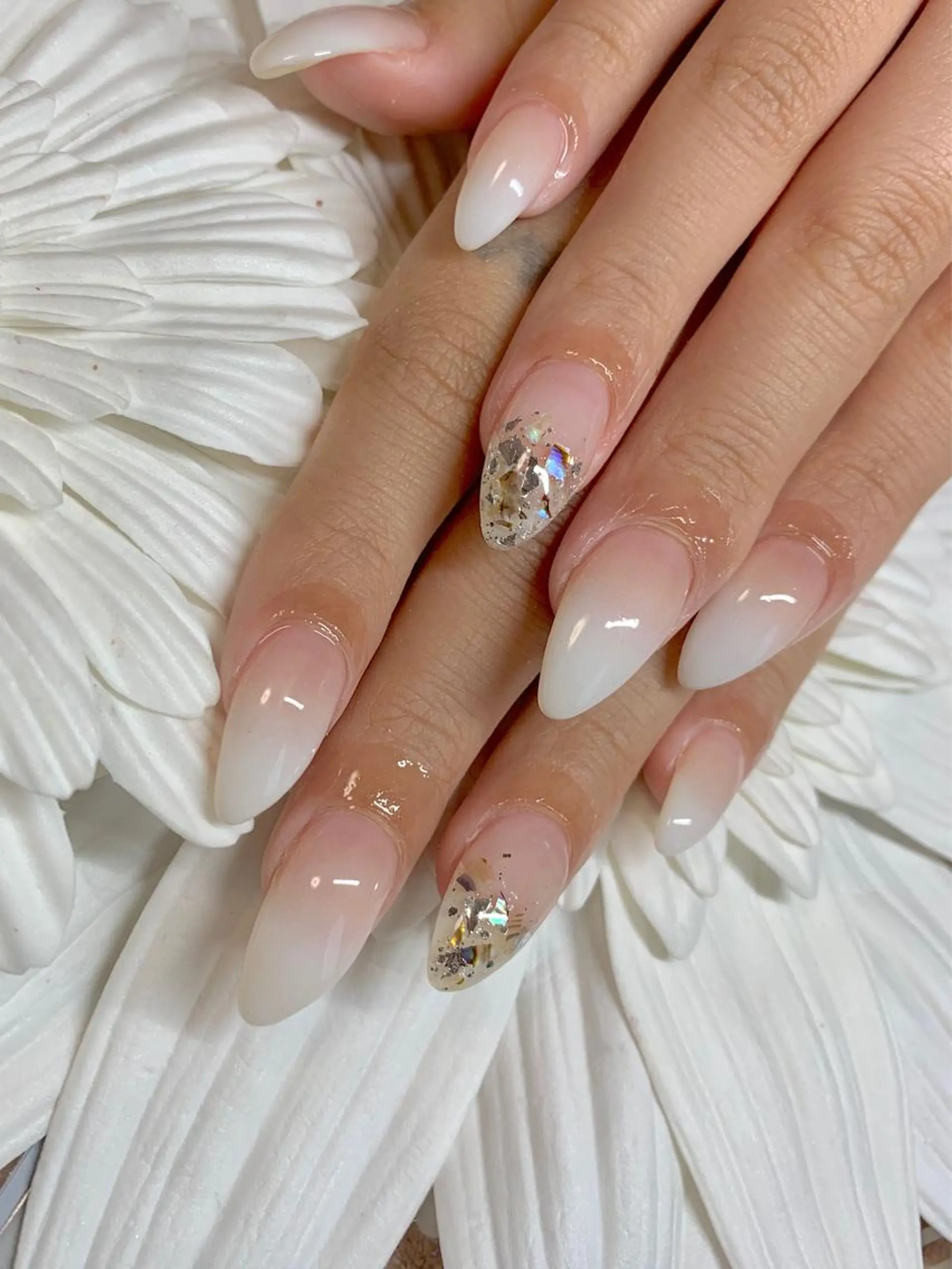 ネイル グラデーション ハンドネイル Nailsalon E's cafeのネイルデザイン