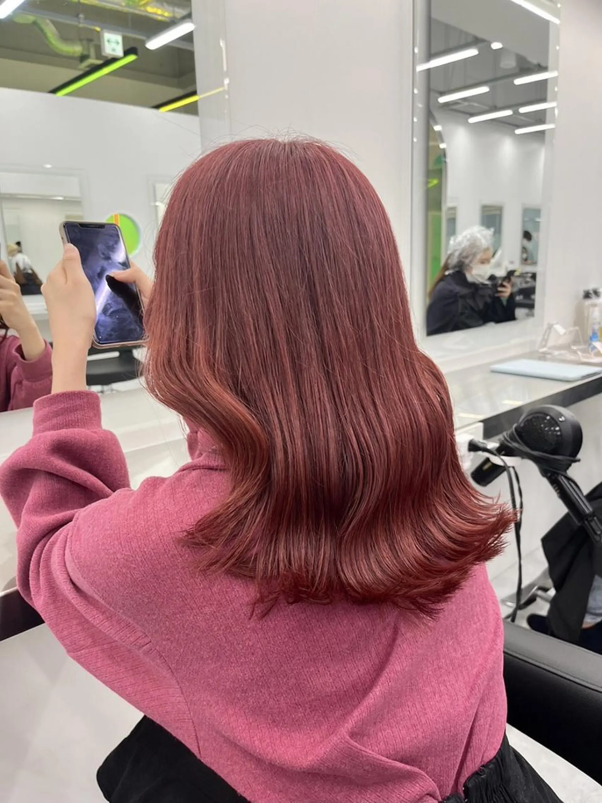 カラー 上野BABY💞 高発色暖色カラー💞のヘアスタイル