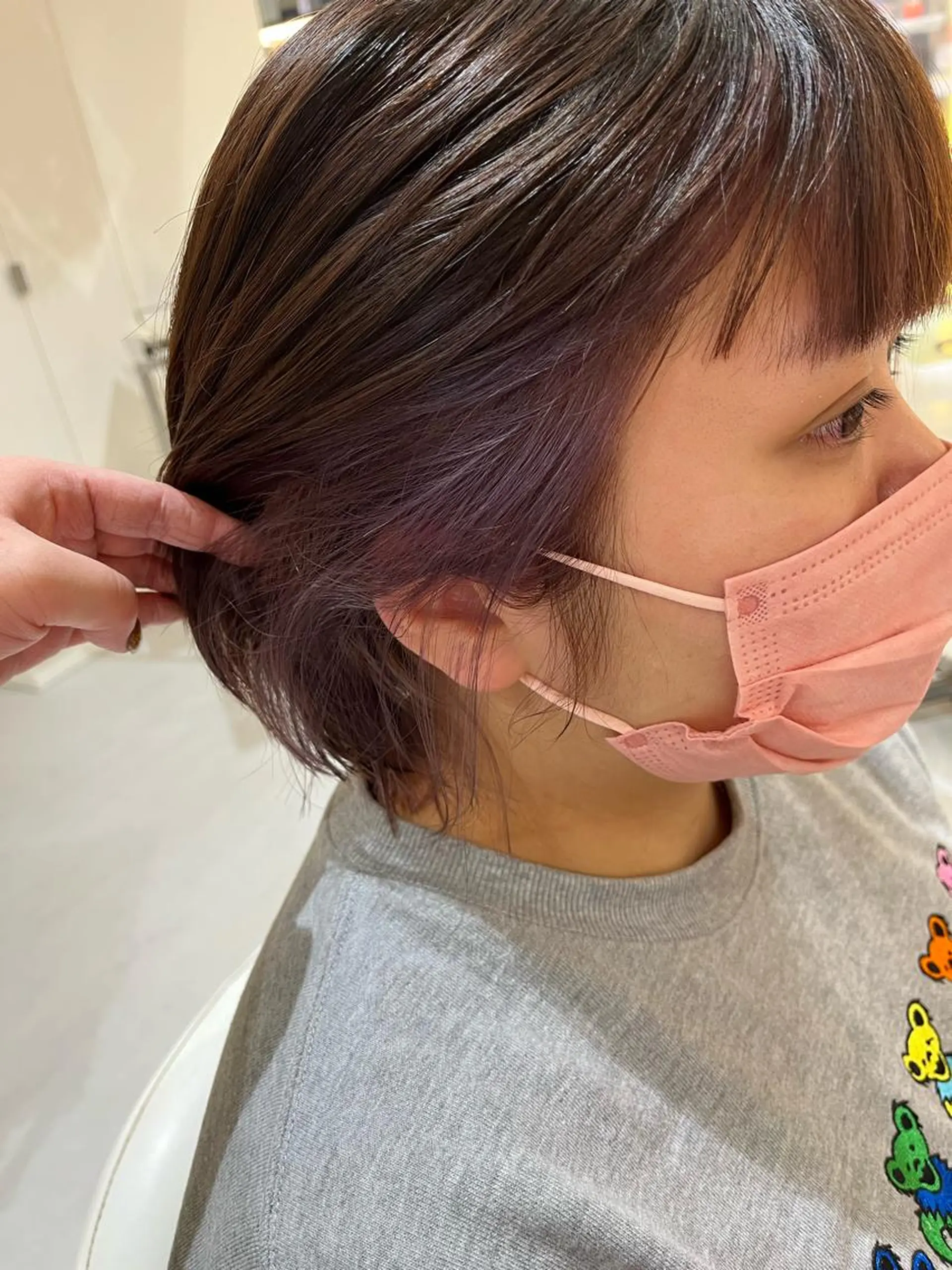 ショート カラー 井内 美沙のヘアスタイル
