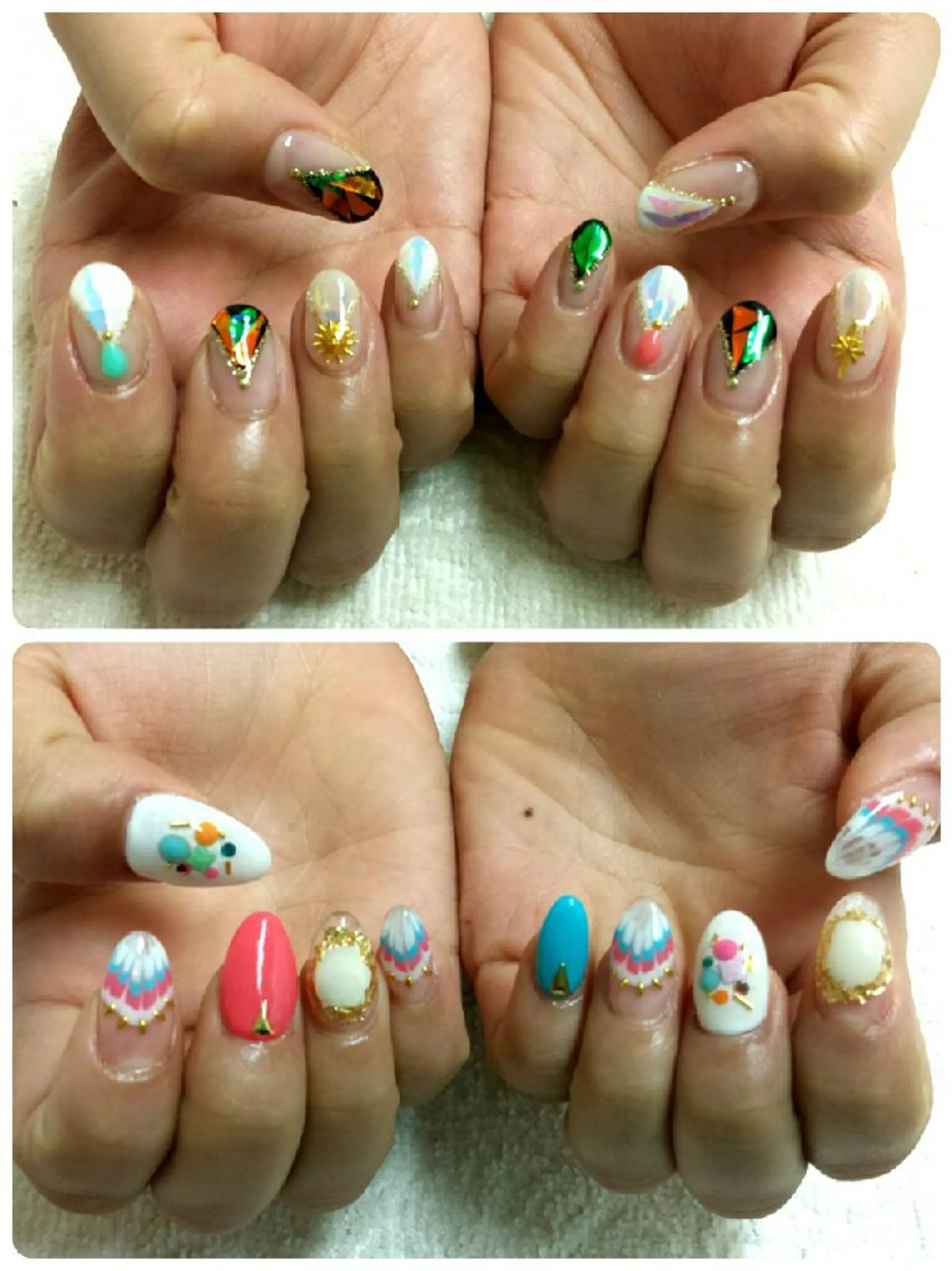 ネイル 河野ちえ (雑誌掲載サロン)のネイルデザイン