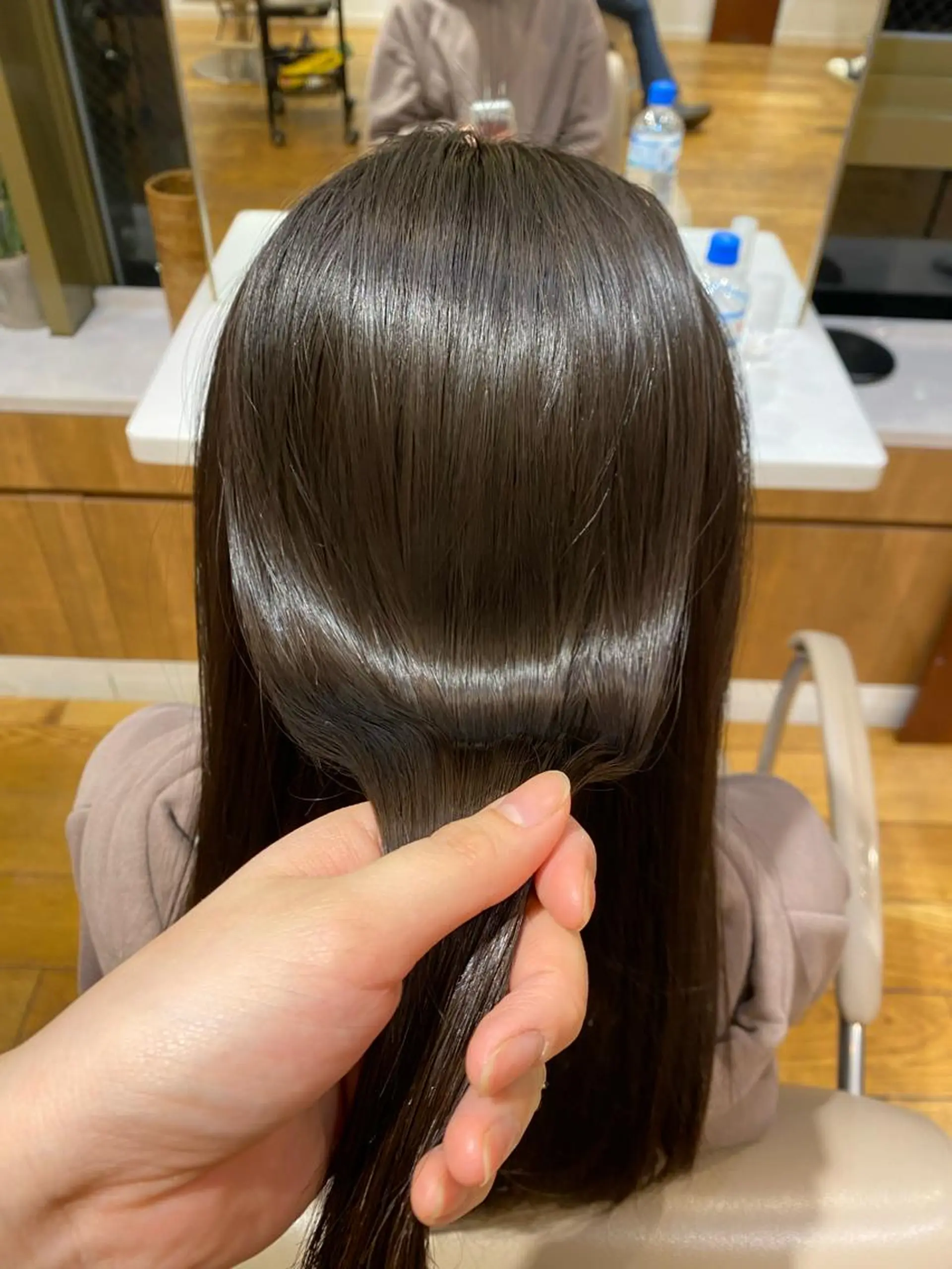 ミディアム パーマ BEAUTRIUM 穂乃香のヘアスタイル