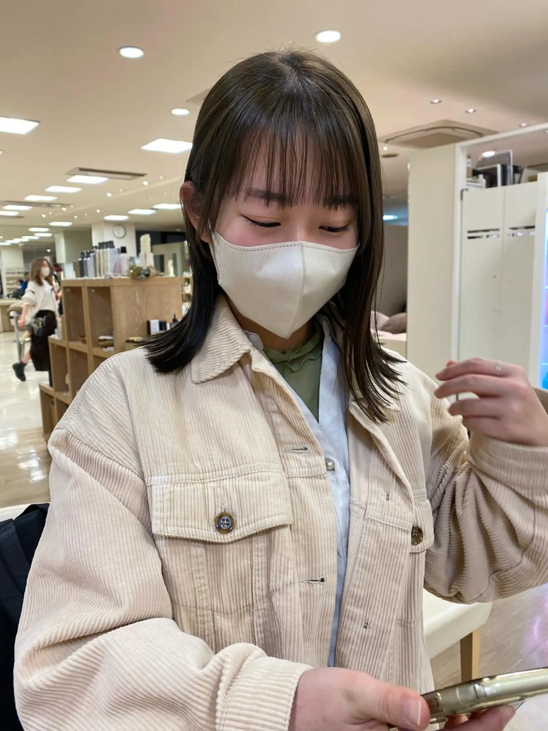 ミディアム カラー ヘアカラー レイヤー/ウルフ🤎 mayo.のヘアスタイル