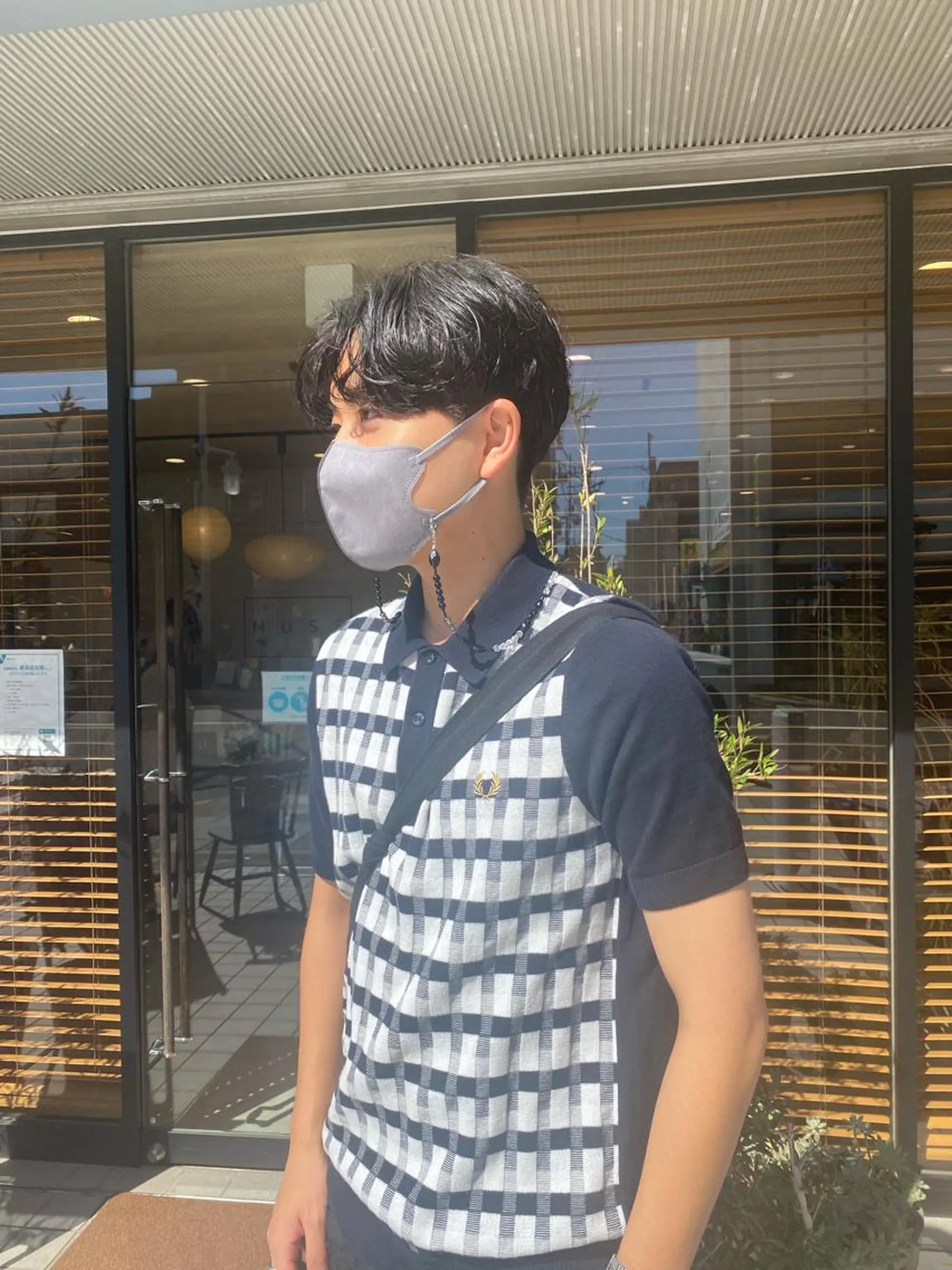 メンズ センターパート カット パーマ指名No1 /namiのヘアスタイル