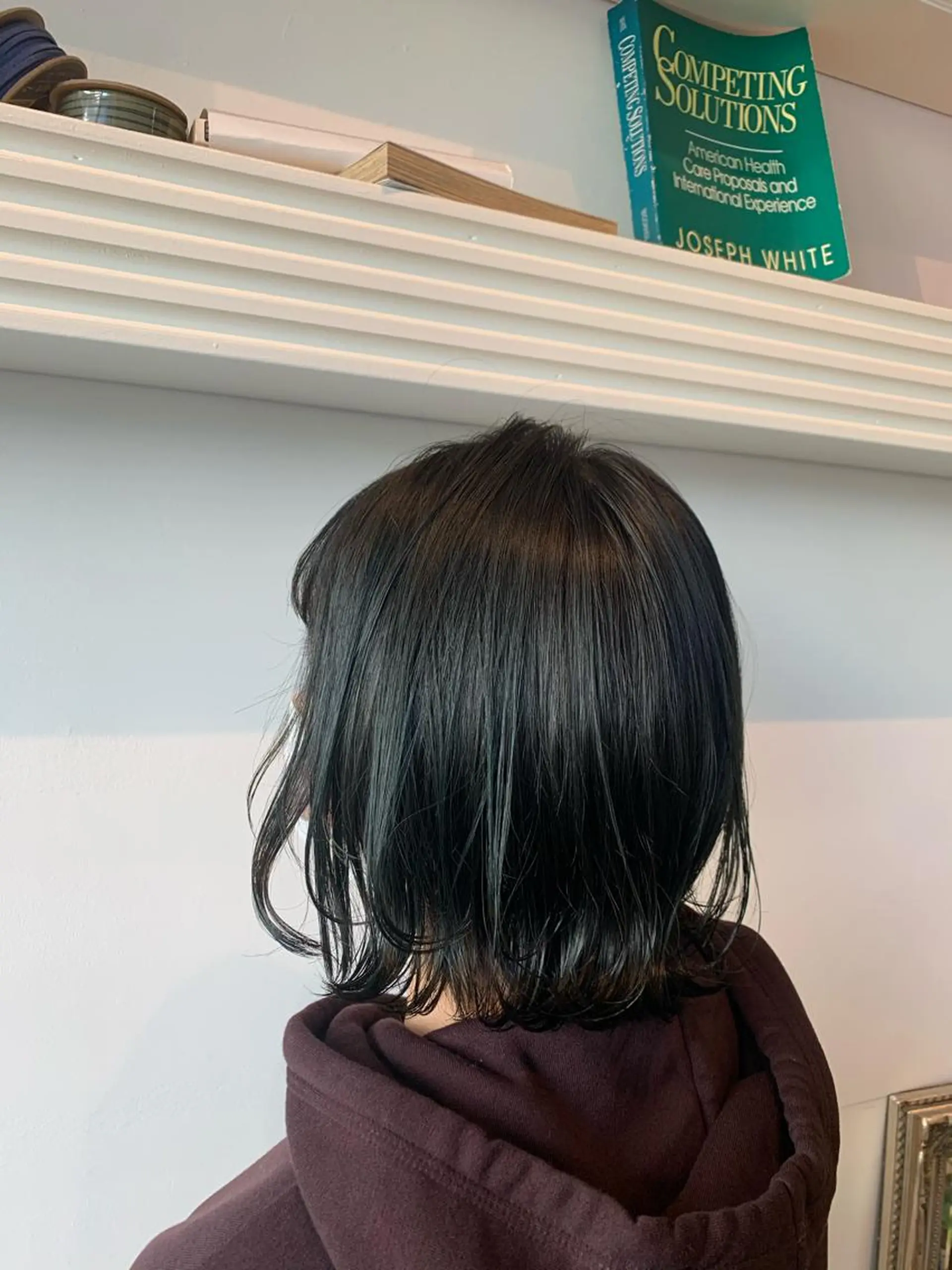 ミディアム ヘアカラー トリートメント ヘッドスパ ヘアセット 山口 竣也のヘアスタイル