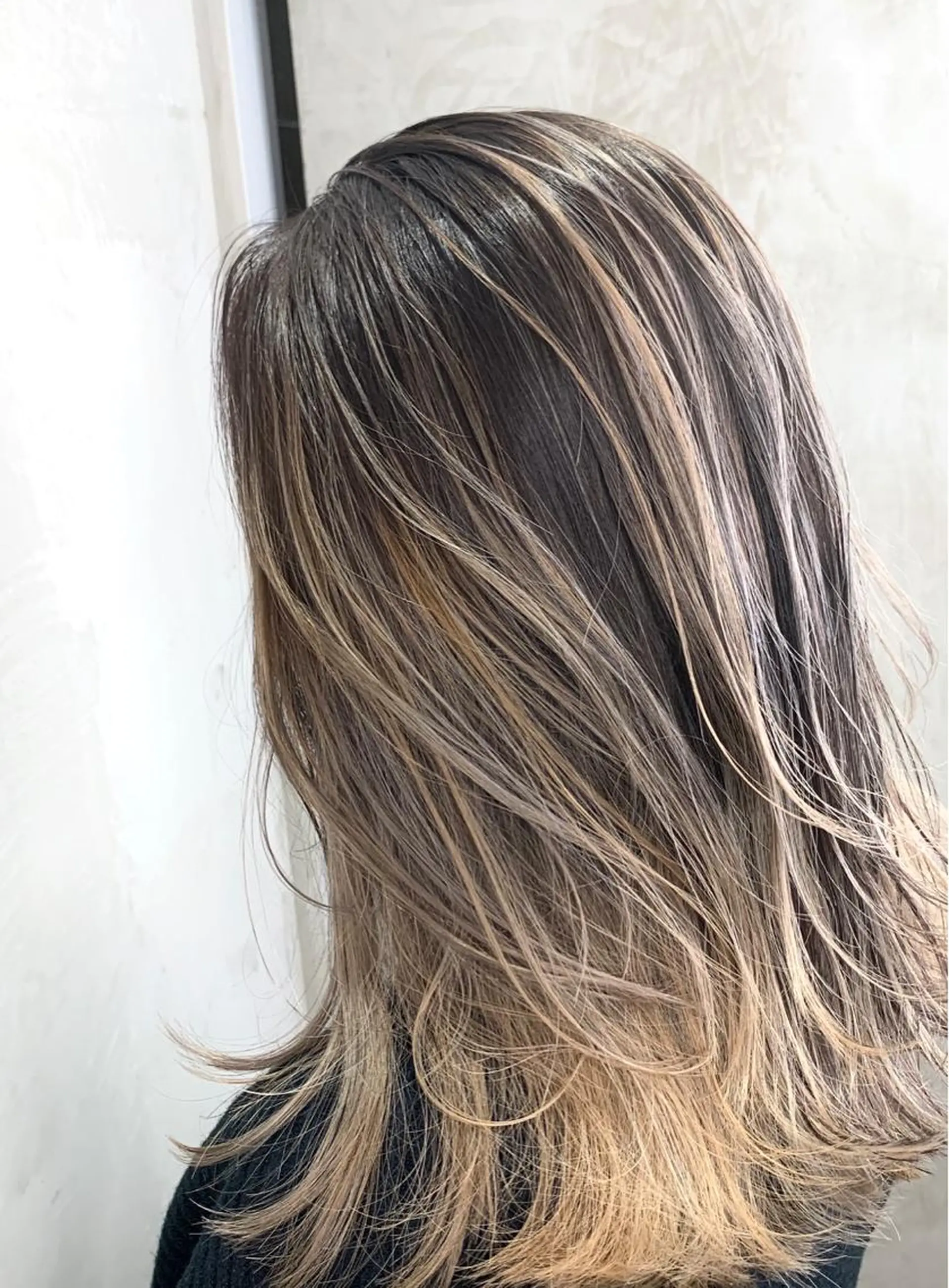 ロング レイヤーカット 佐藤/本物志向の 髪質改善サロンのヘアスタイル