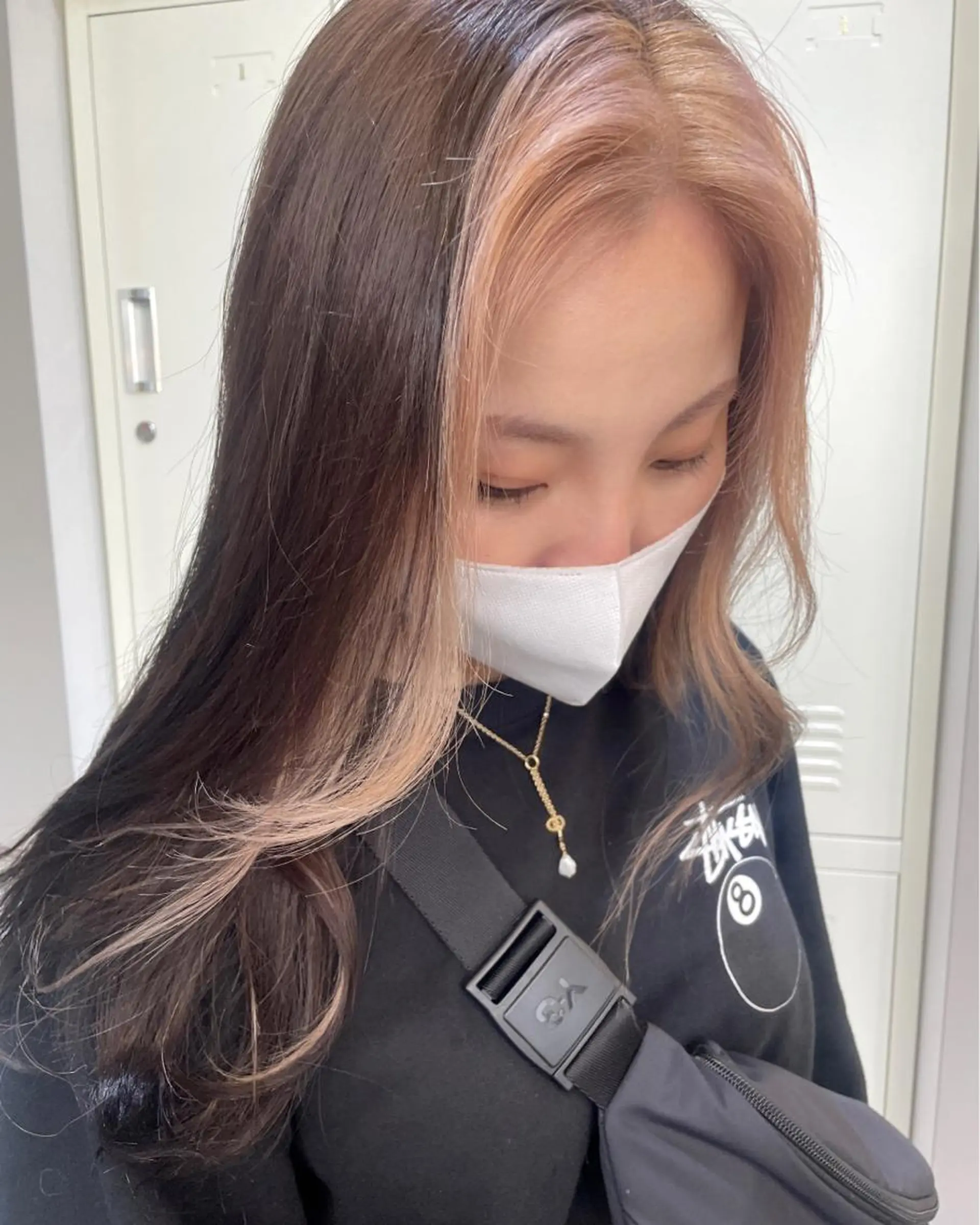 セミロング まいか🤎髪質改善 ミルクティーボブ🎀のヘアスタイル