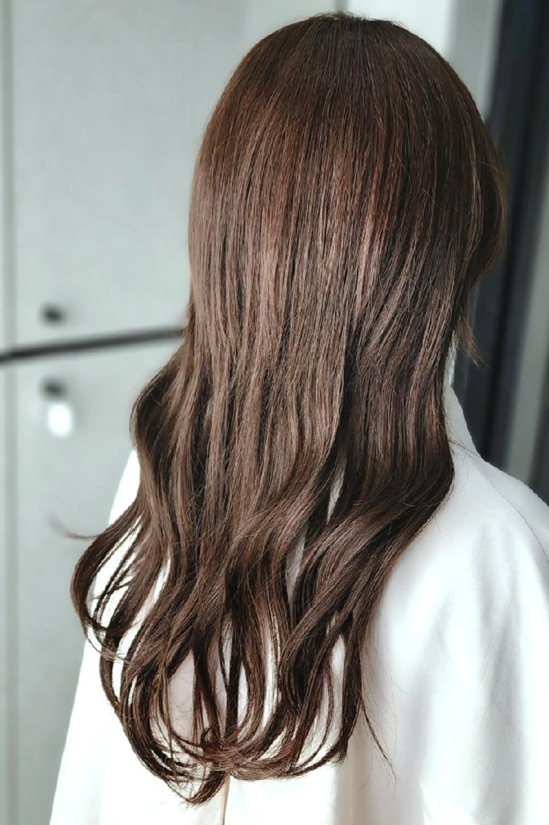 セミロング シールエクステ エクステ 大人の髪質改善 💎夏のヘアスタイル