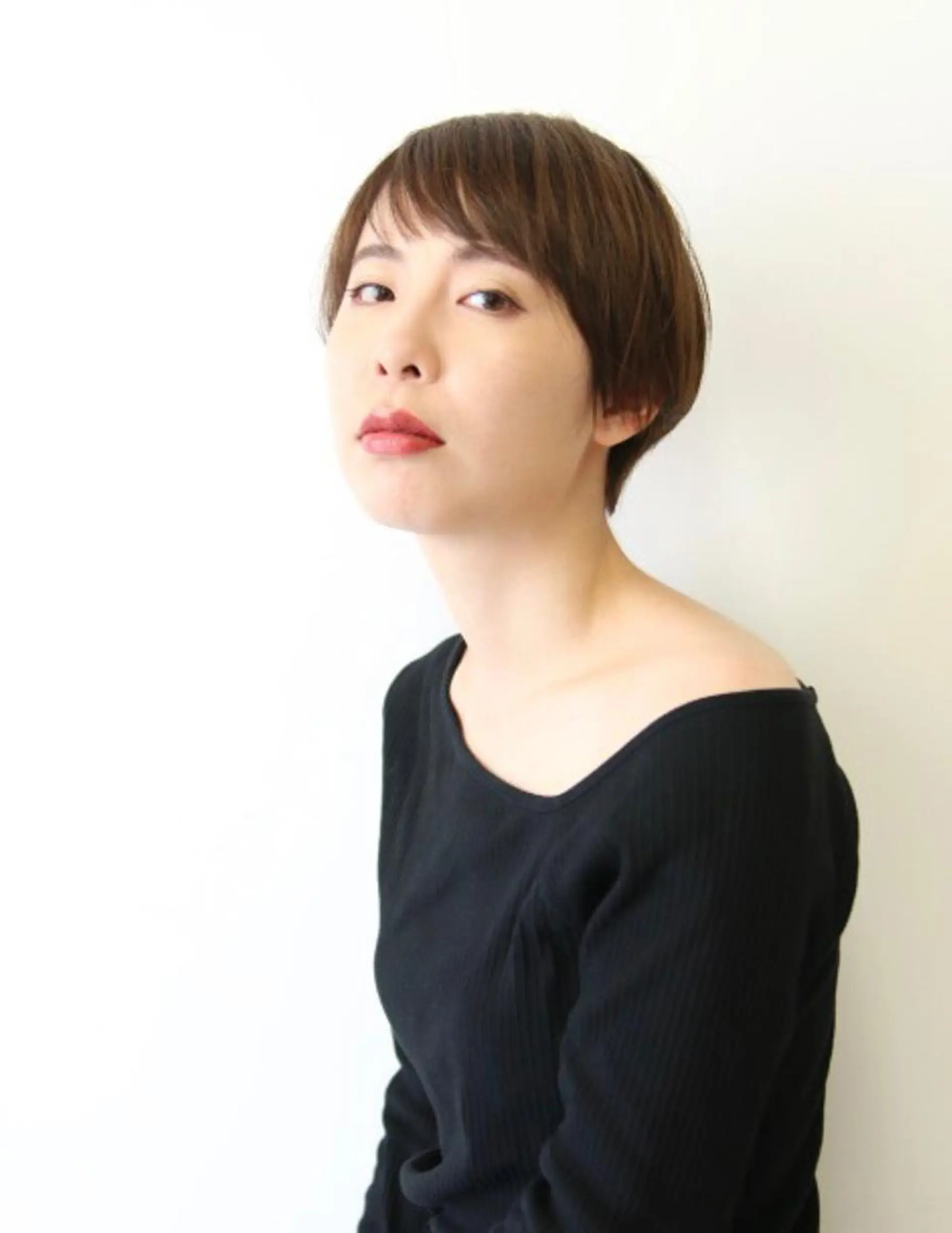 ショート カラー ブラウンカラー ナチュラルブラウン ショートヘア un所属・un 溝の口 伊豆本のマツエク・マツパデザイン