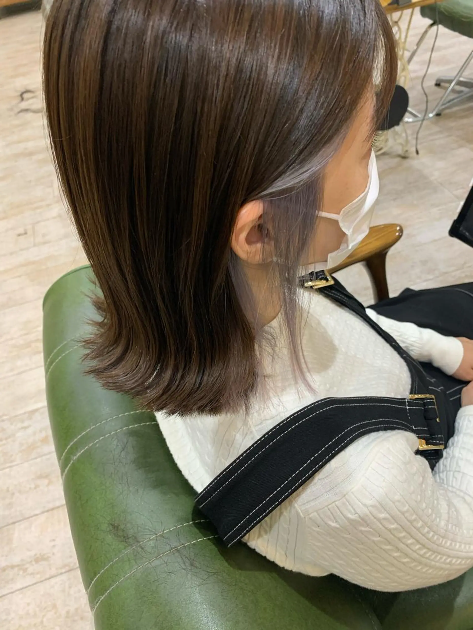 セミロング カット ヘアカラー トリートメント 丹野 圭太のヘアスタイル