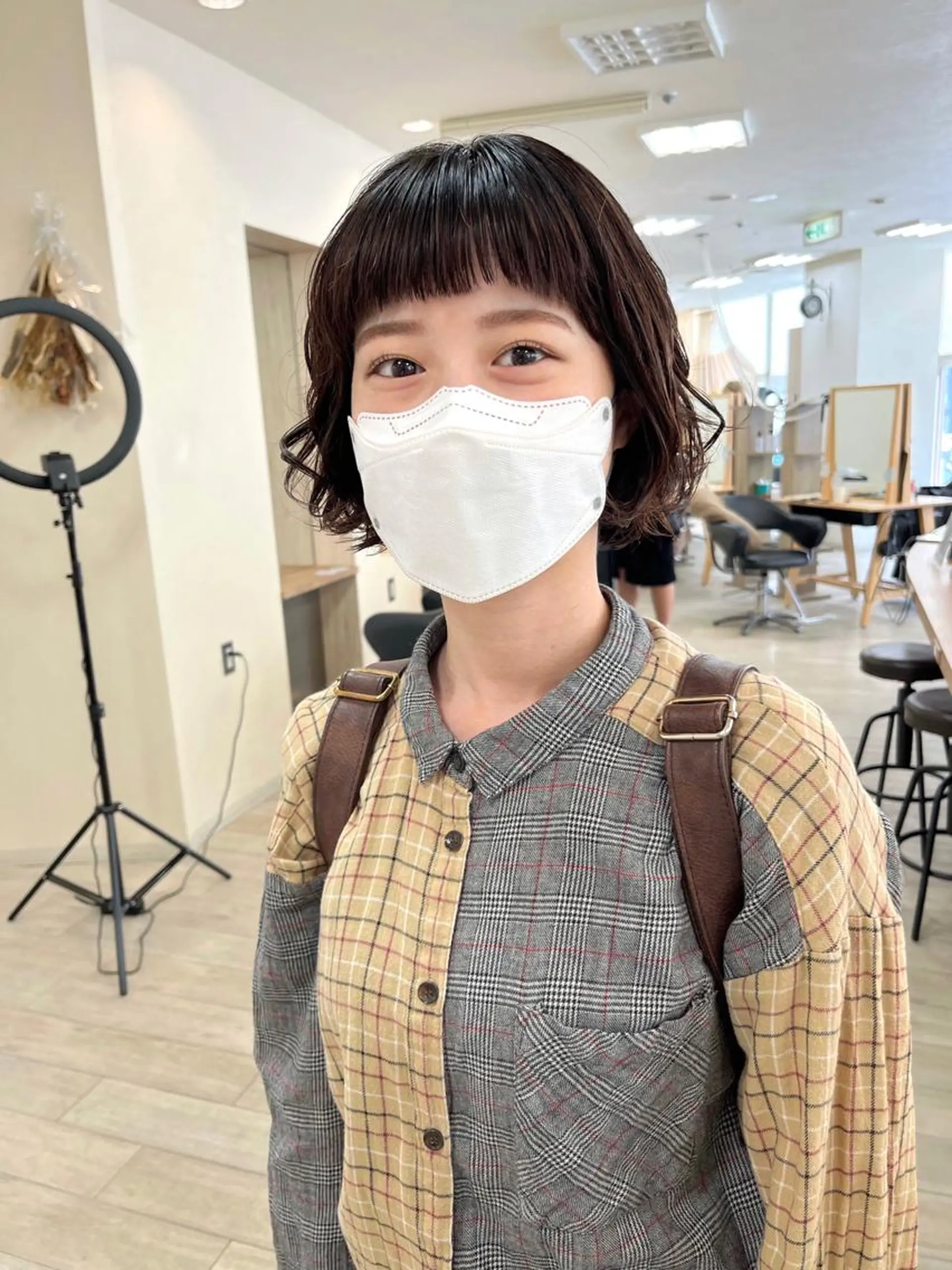 ショート パーマ 切りっぱなしボブ ショートボブ ハンサムショート ボブ ショートヘア カット パーマ トリートメント 朝がちょっと楽しくな るshort・bobのヘアスタイル