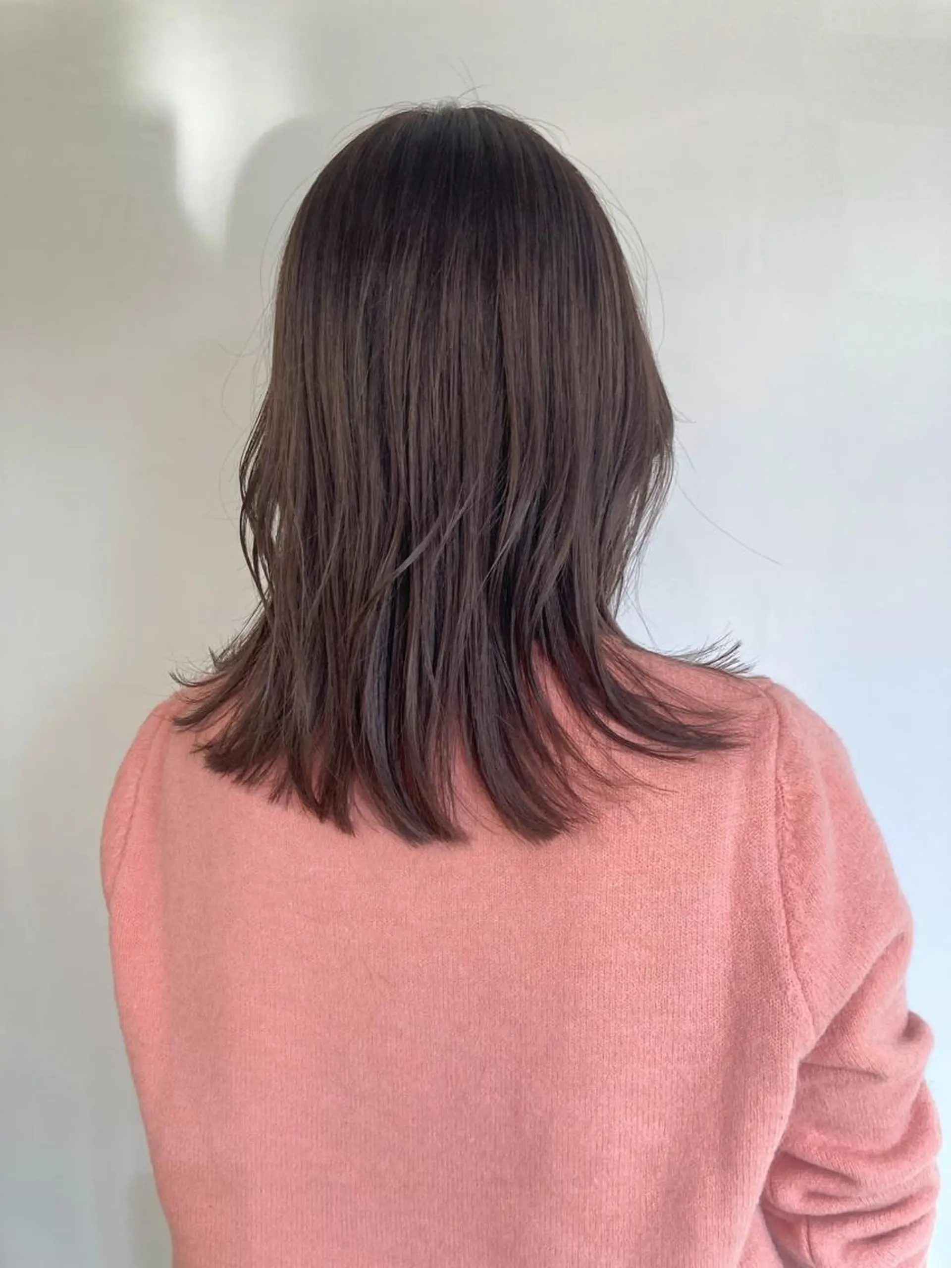 ミディアム カット ヘアカラー お洒落ベージュ🤎 代官山shibukiのヘアスタイル
