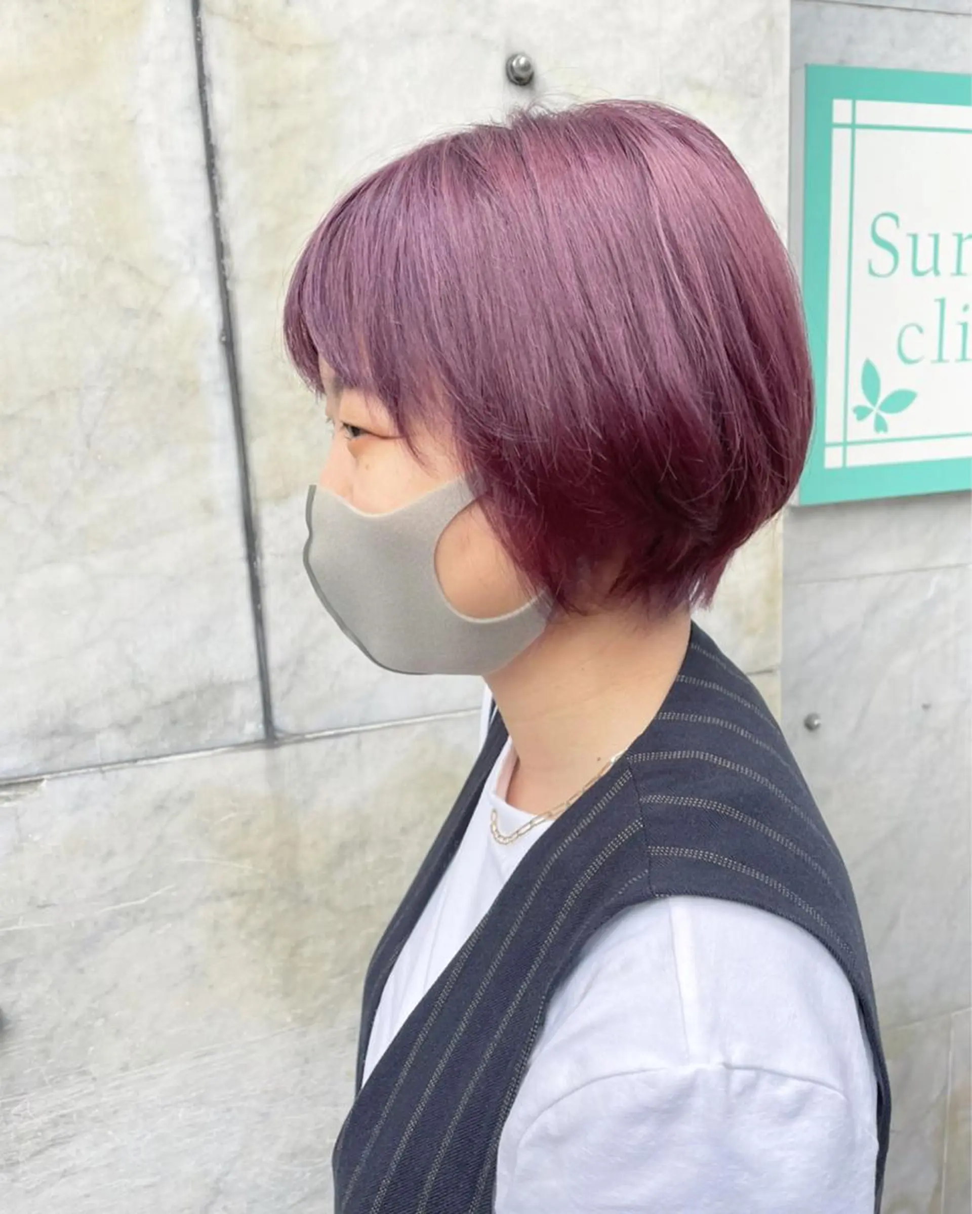 ショート カラー JIL BLAN 京都所属・RU RIのヘアスタイル