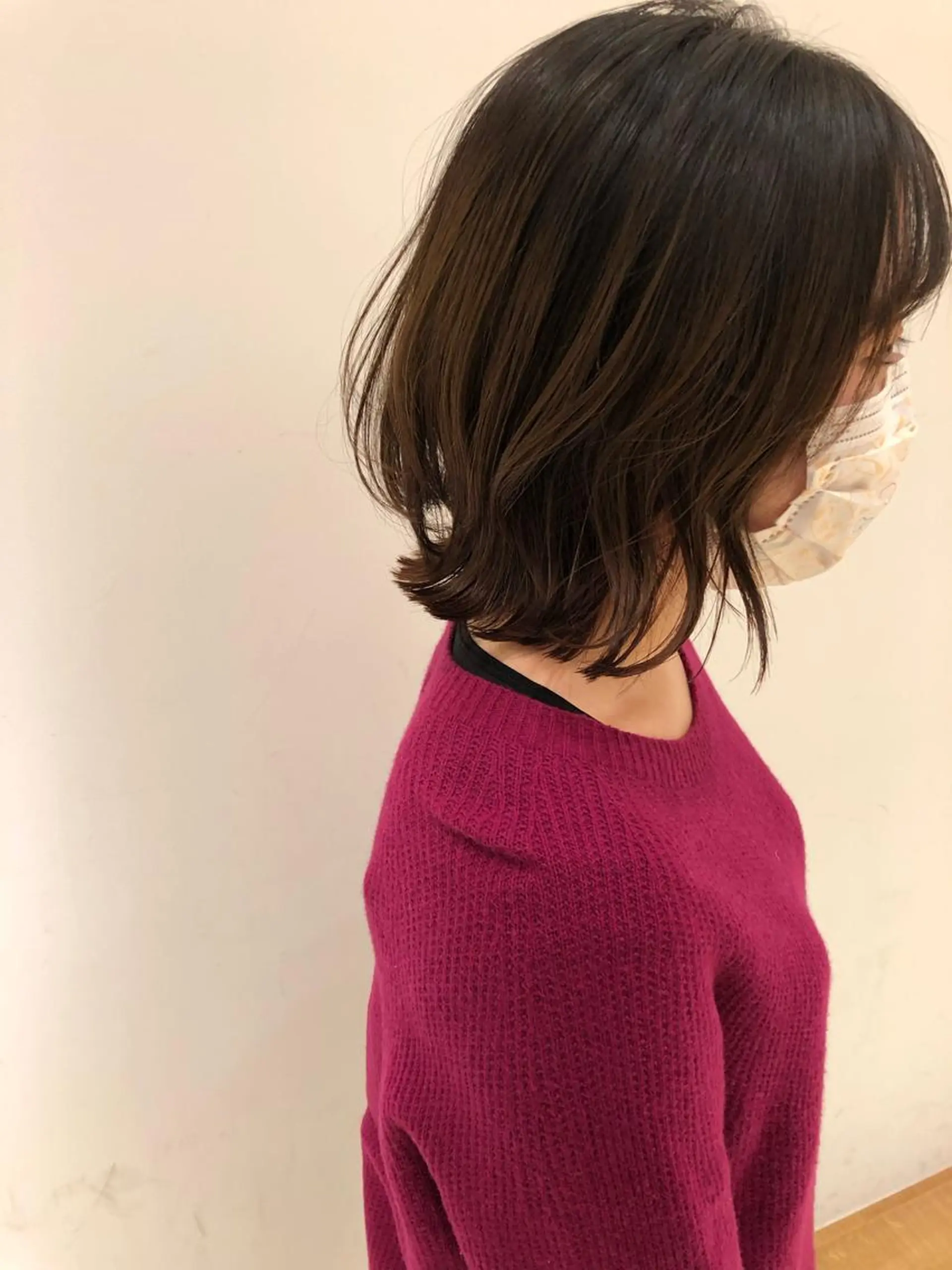 ミディアム くびれヘア くびれレイヤー レイヤーカット Gardenhair 小笠原篤矢ショートのヘアスタイル