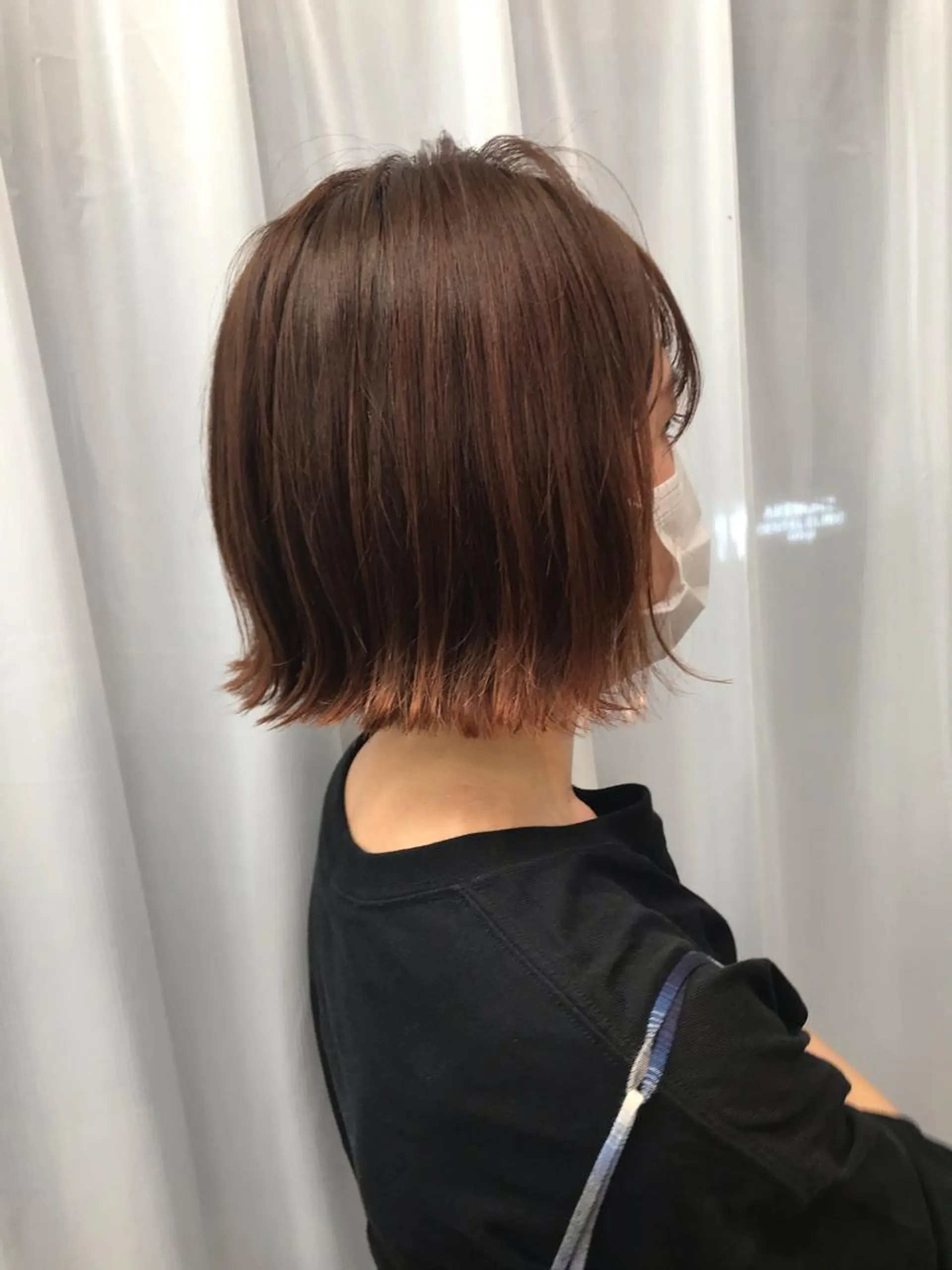 ショート カラー ボブ 外ハネヘア ていねい技術No.1 🌈諏訪 健太のヘアスタイル