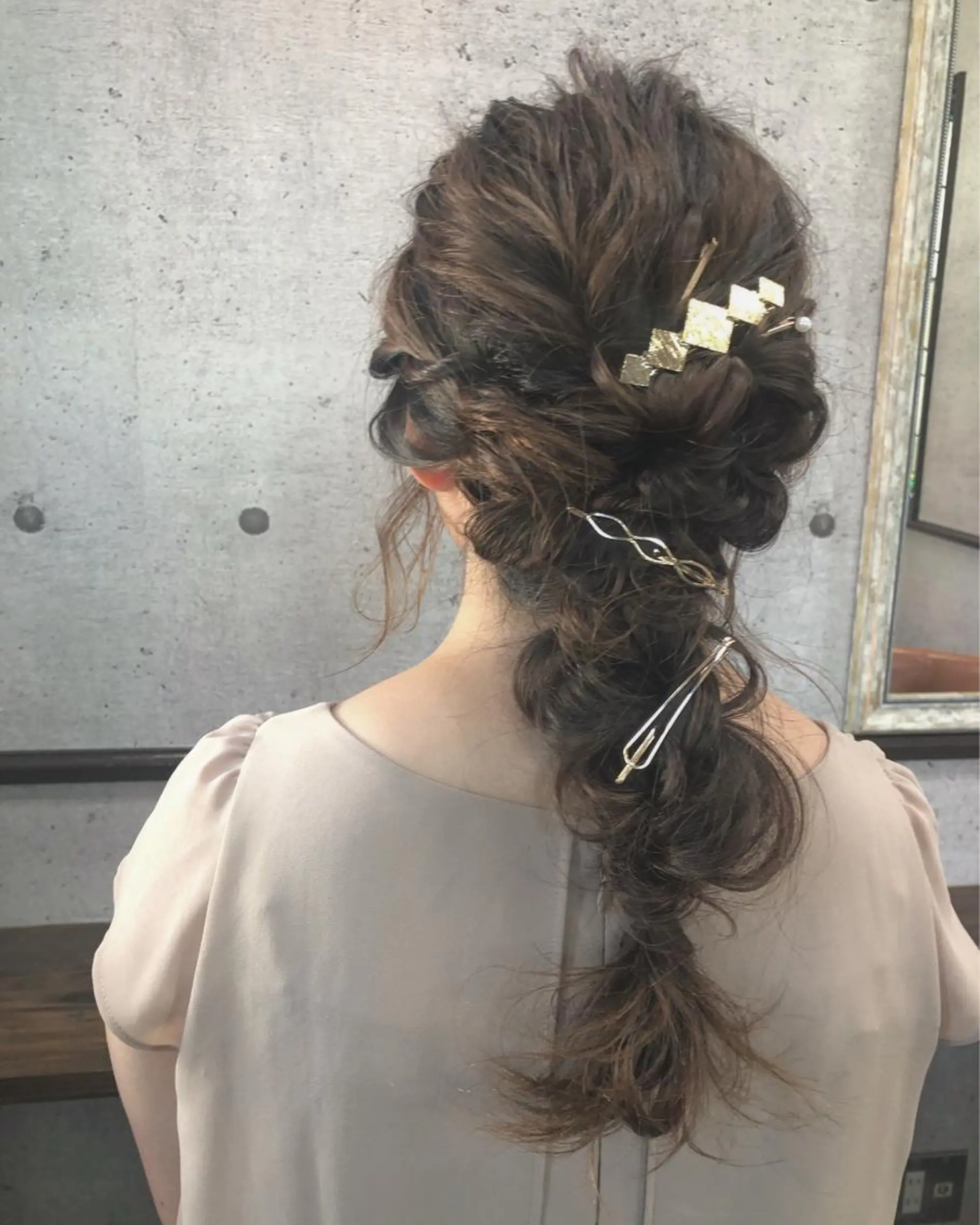 ヘアアレンジ カット 江原 彩華のヘアスタイル