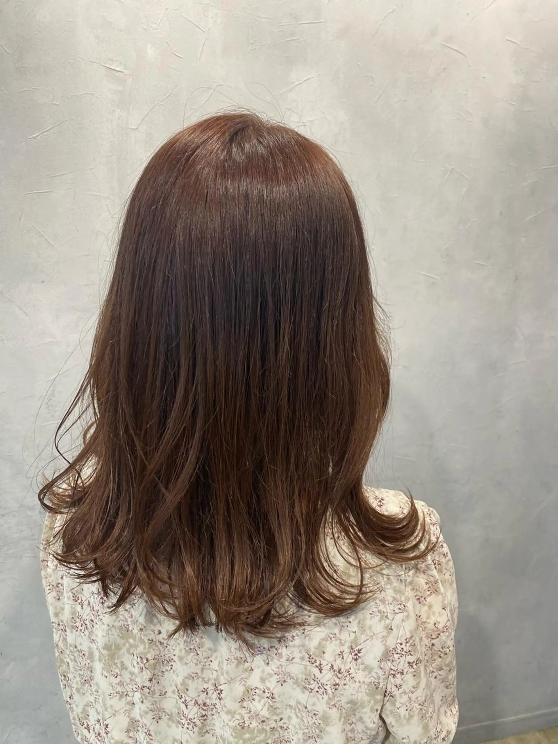 ミディアム パープルカラー ボブ 似合わせカット ヘアカラー emi natukiのヘアスタイル